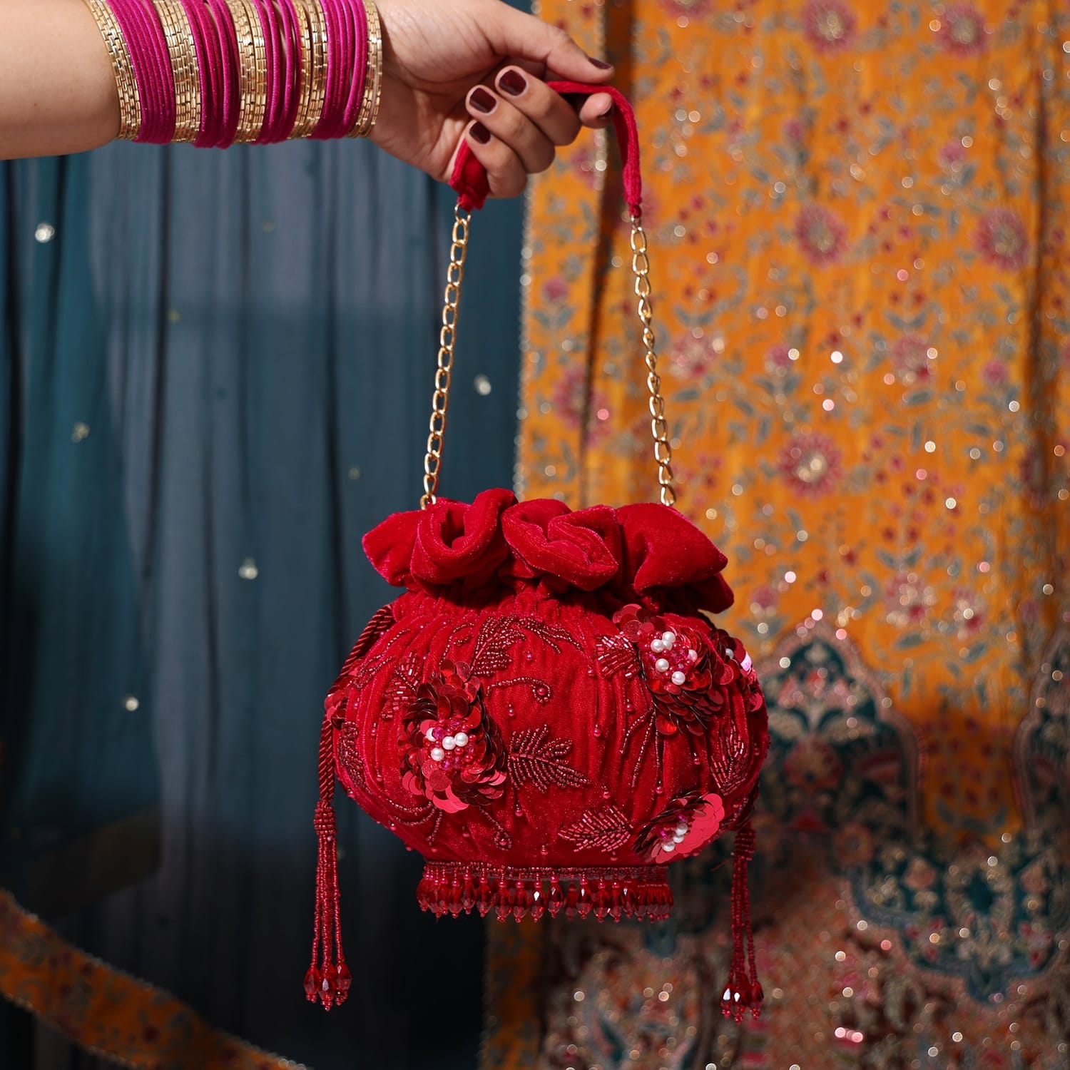 Kumkum Red Potli