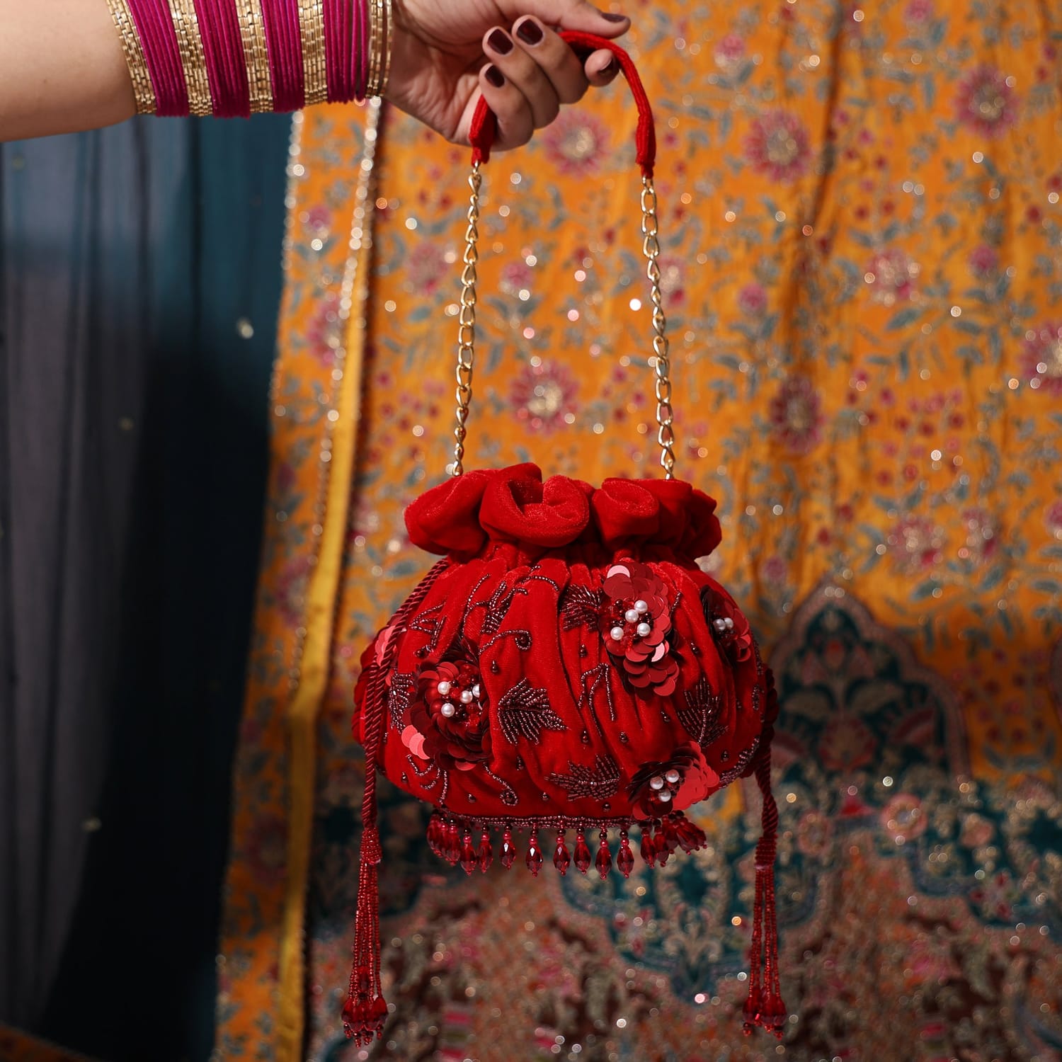 Kumkum Red Potli