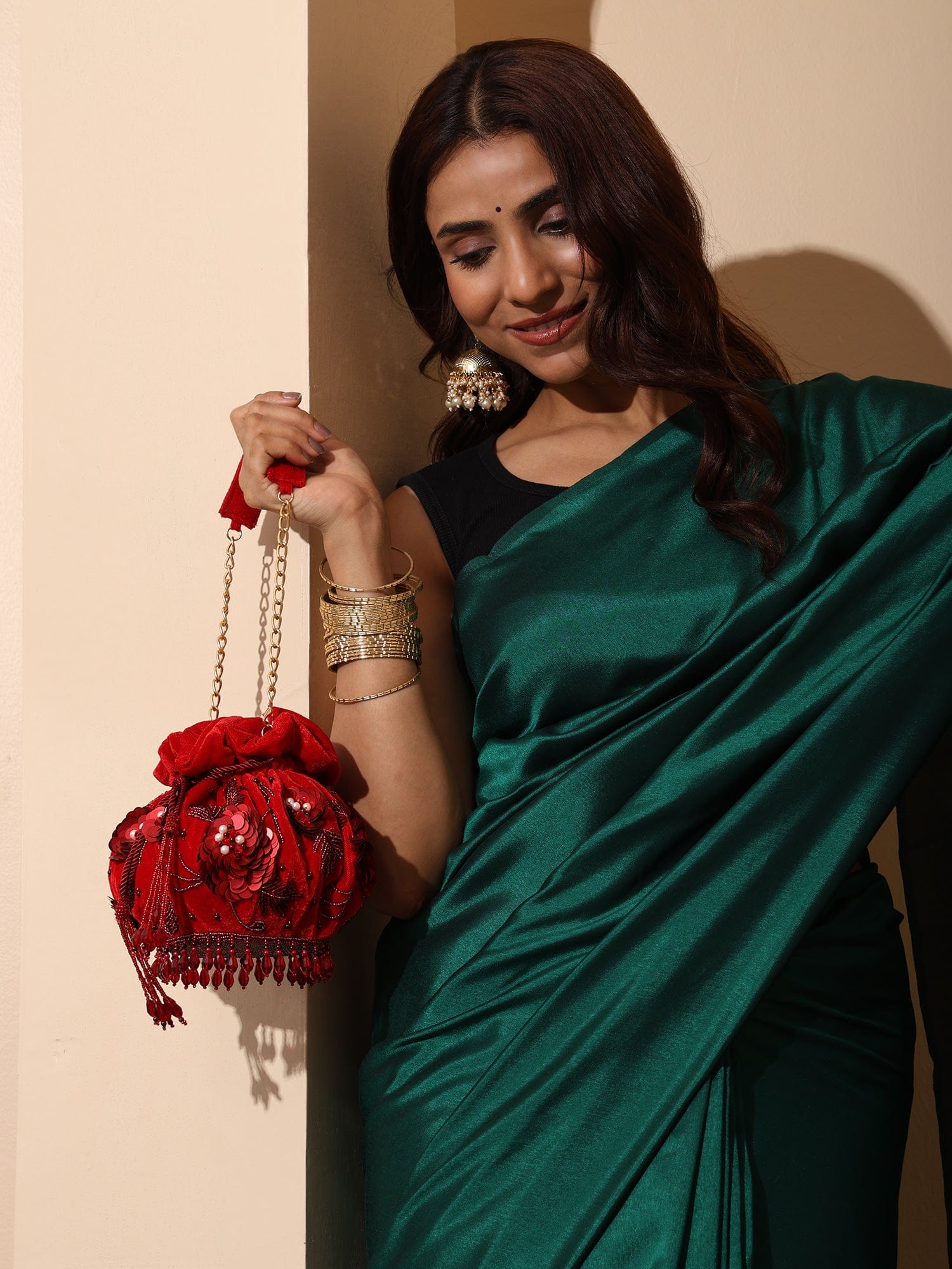 Kumkum Pink Potli