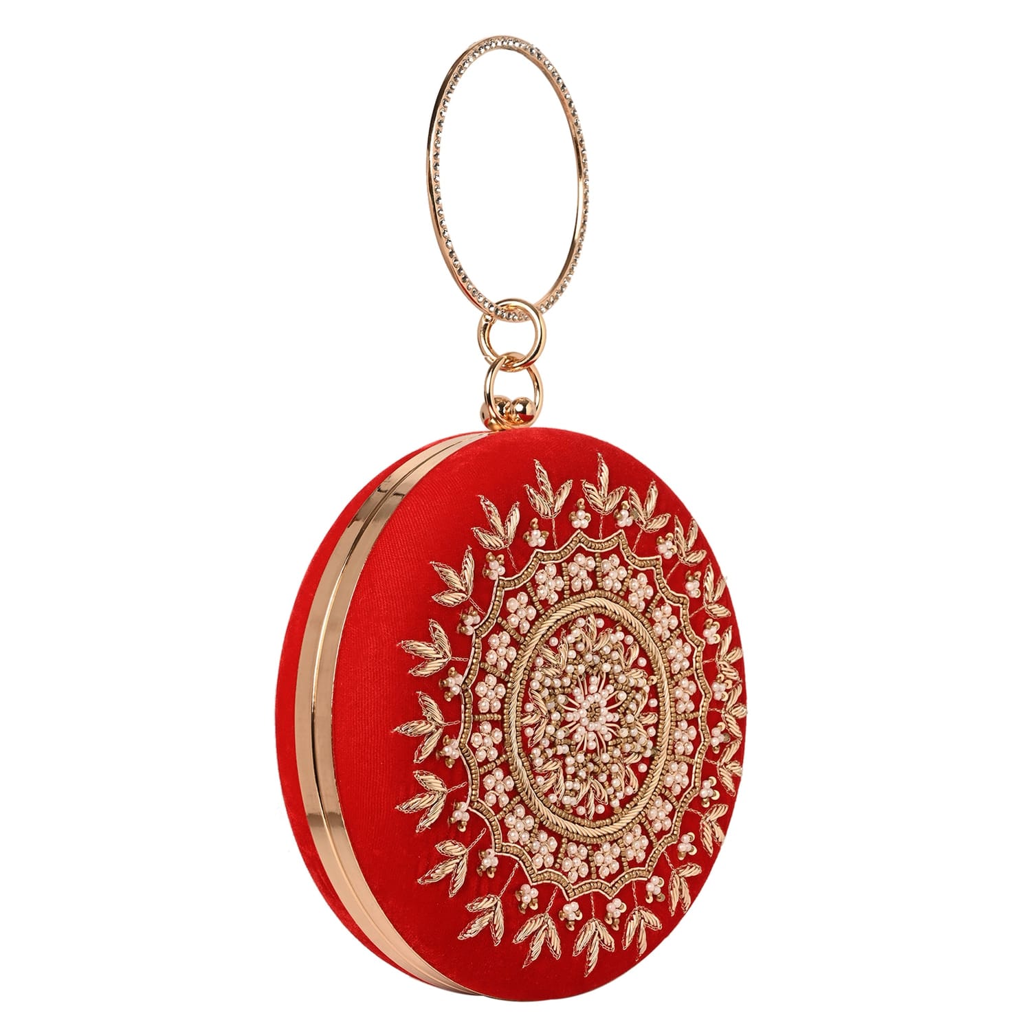 Surkh Red Clutch