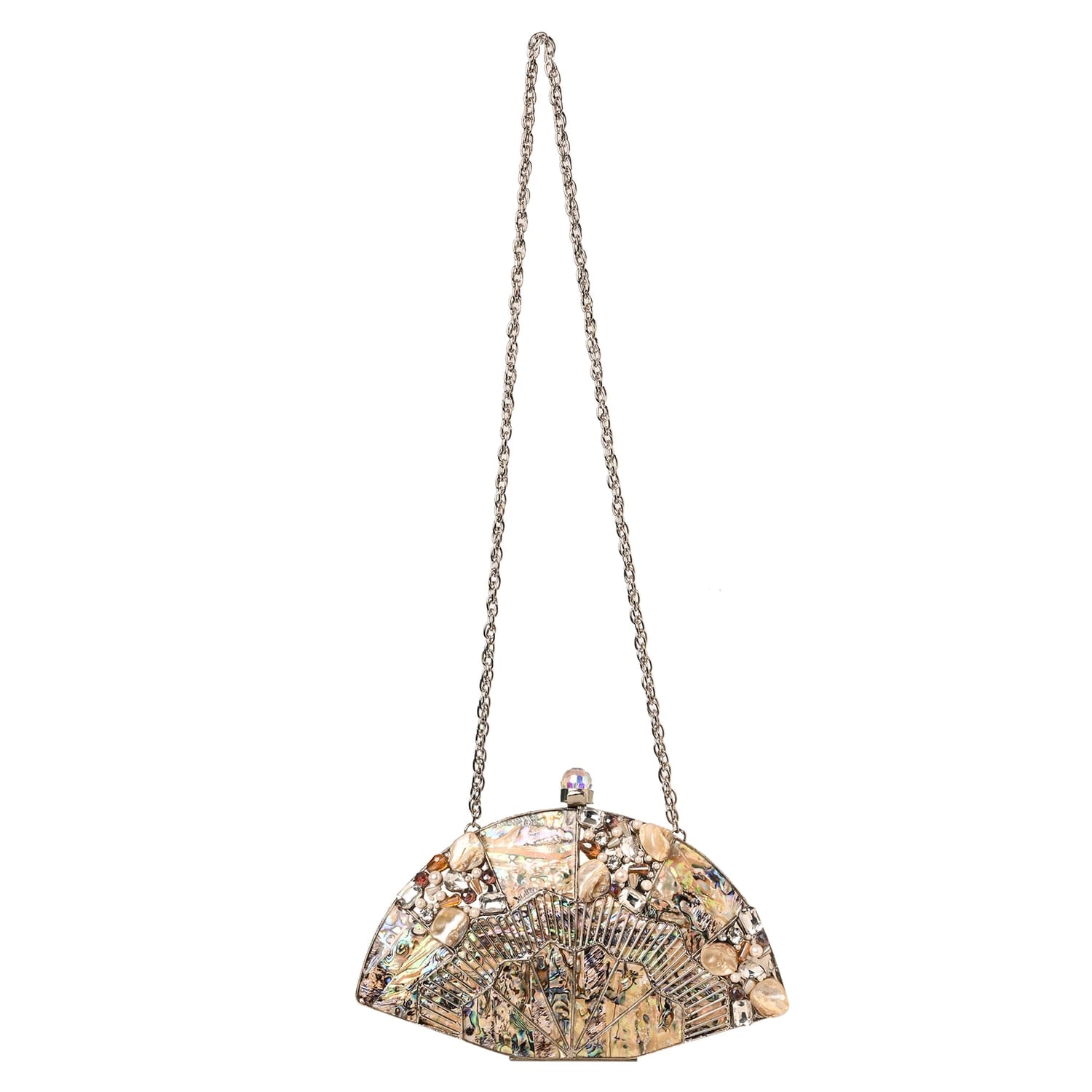 Oceana Silver Clutch