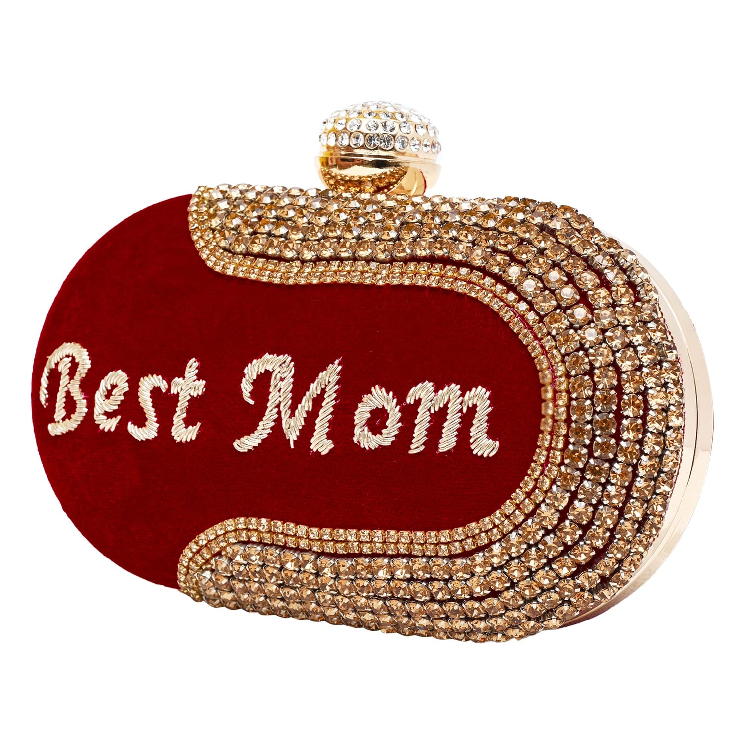 Best Mom Red Clutch