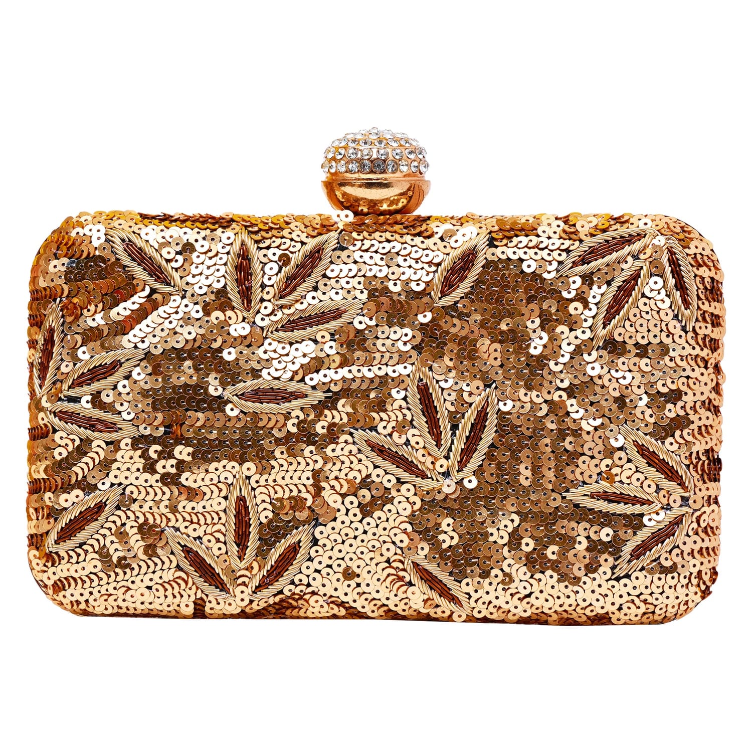 Velour Black Name Clutch