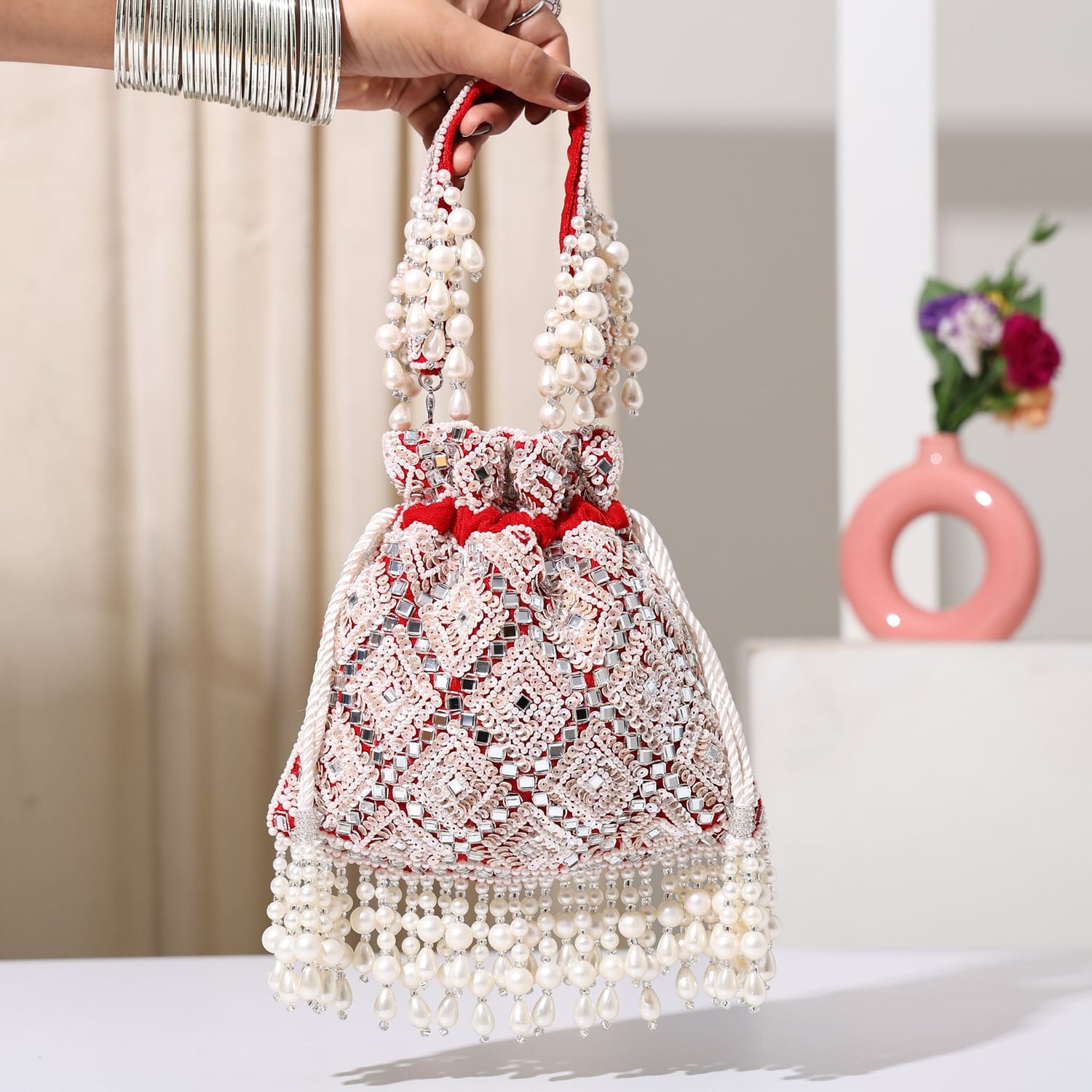 Rangrani Red Potli