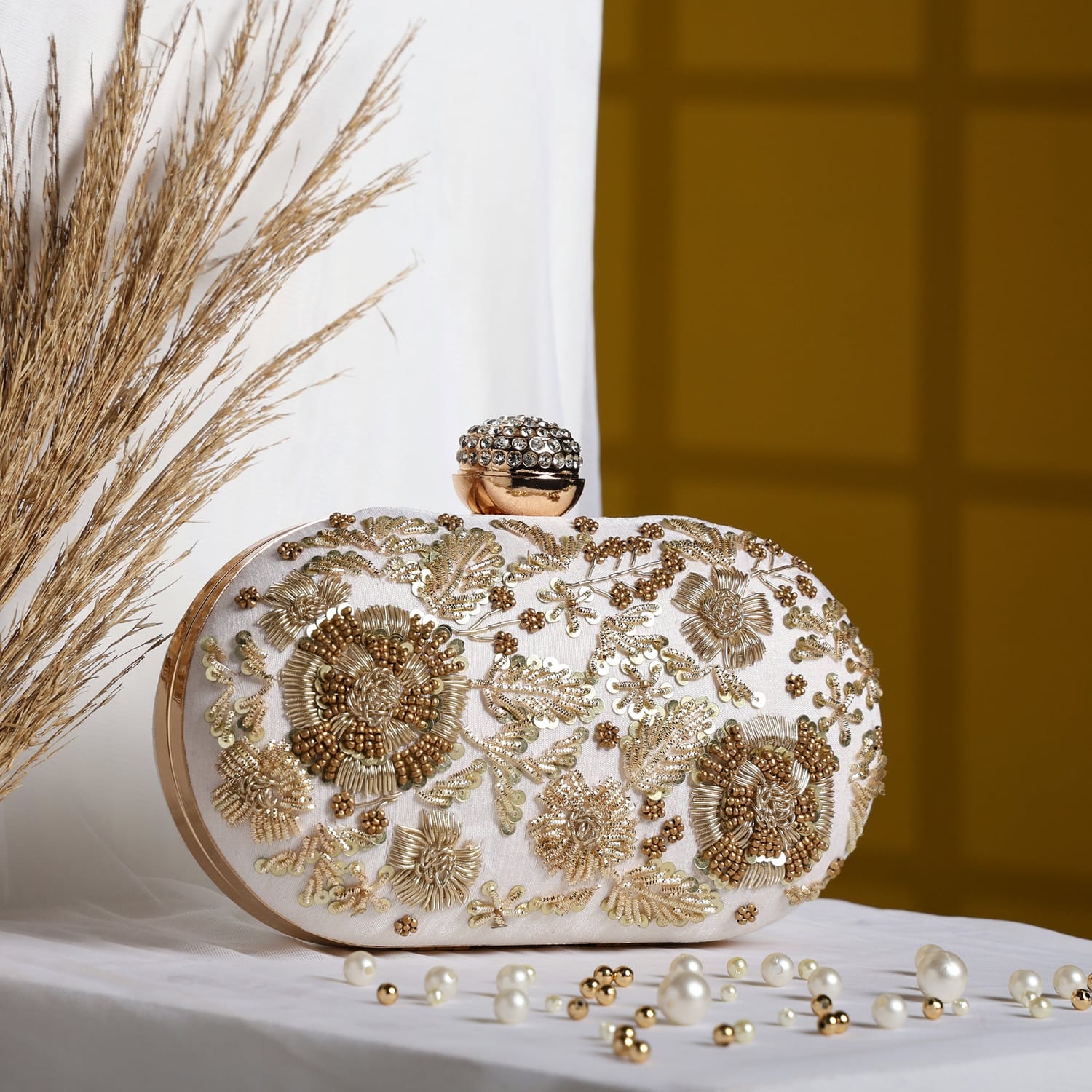 Adaa Pink Clutch