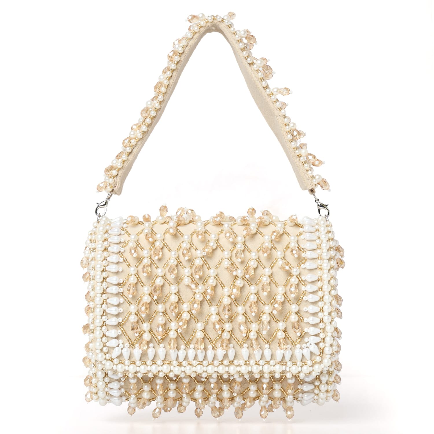 Jhalak Beige Flap Bag