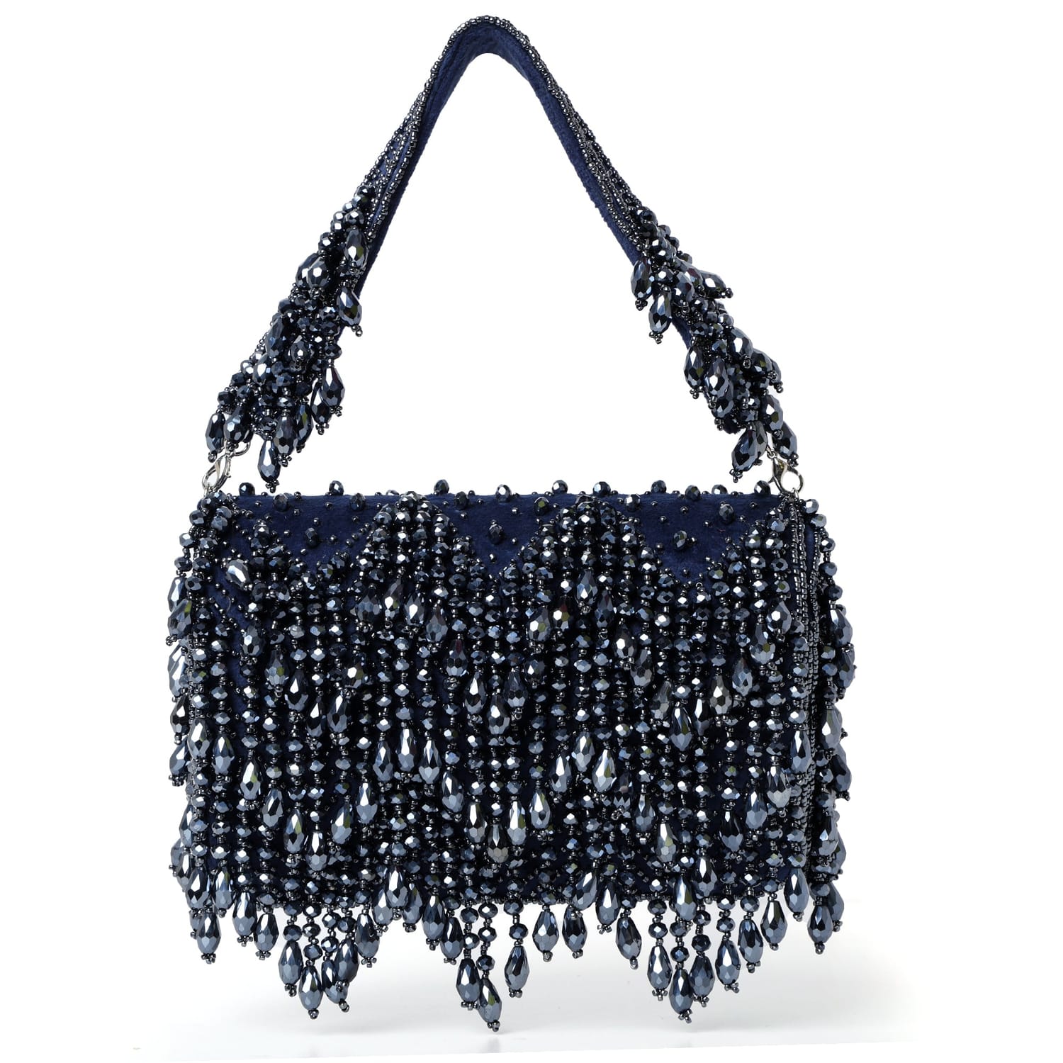 Shabnam Blue Flap Bag