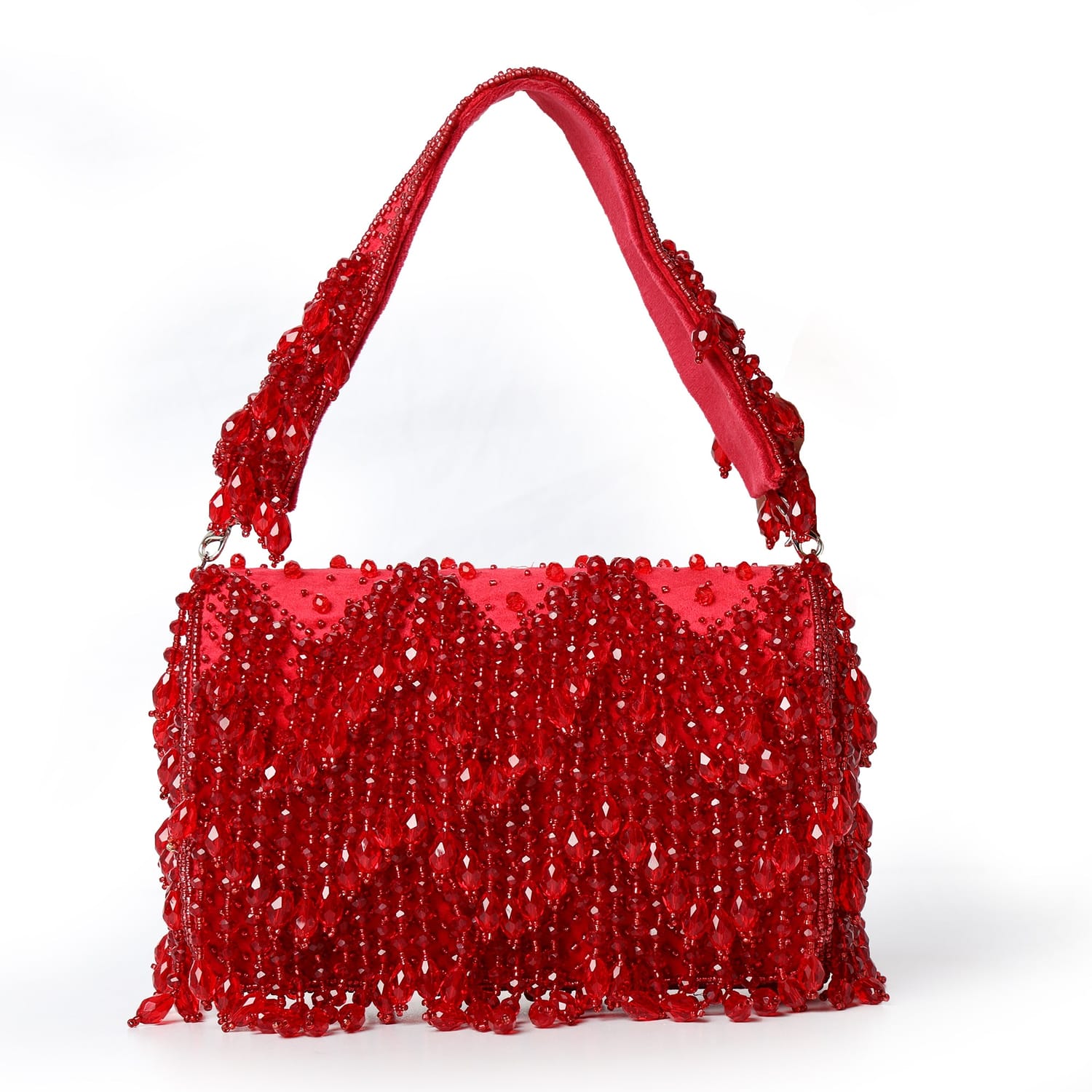 Shabnam Red Flap Bag