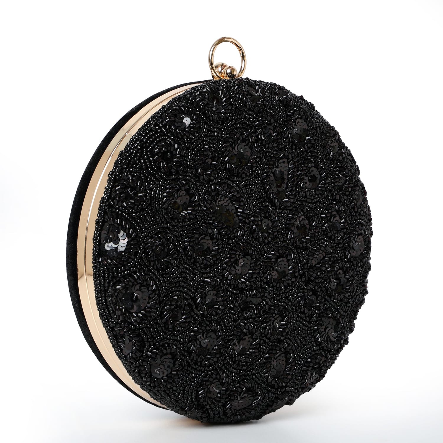 Midnight Black Clutch