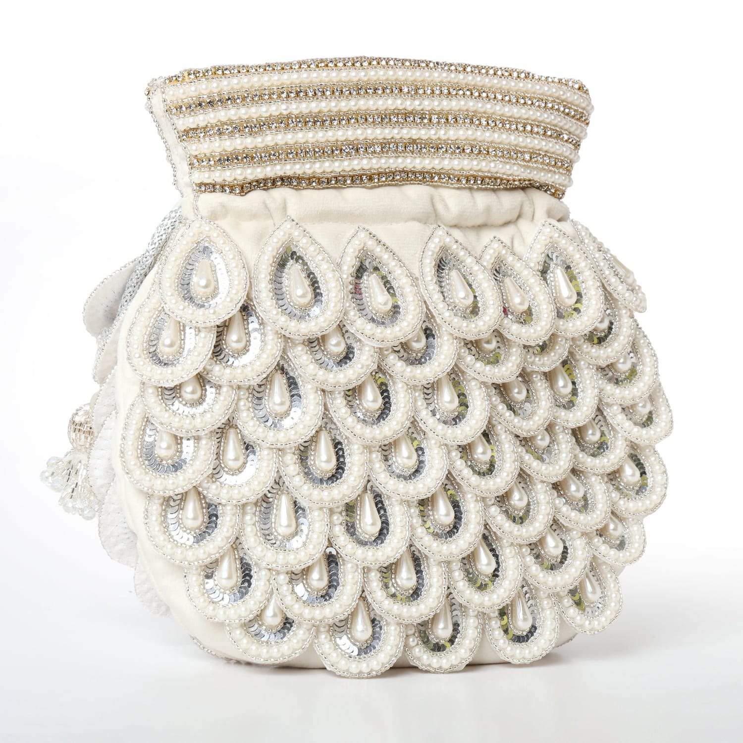 Maharani White Potli