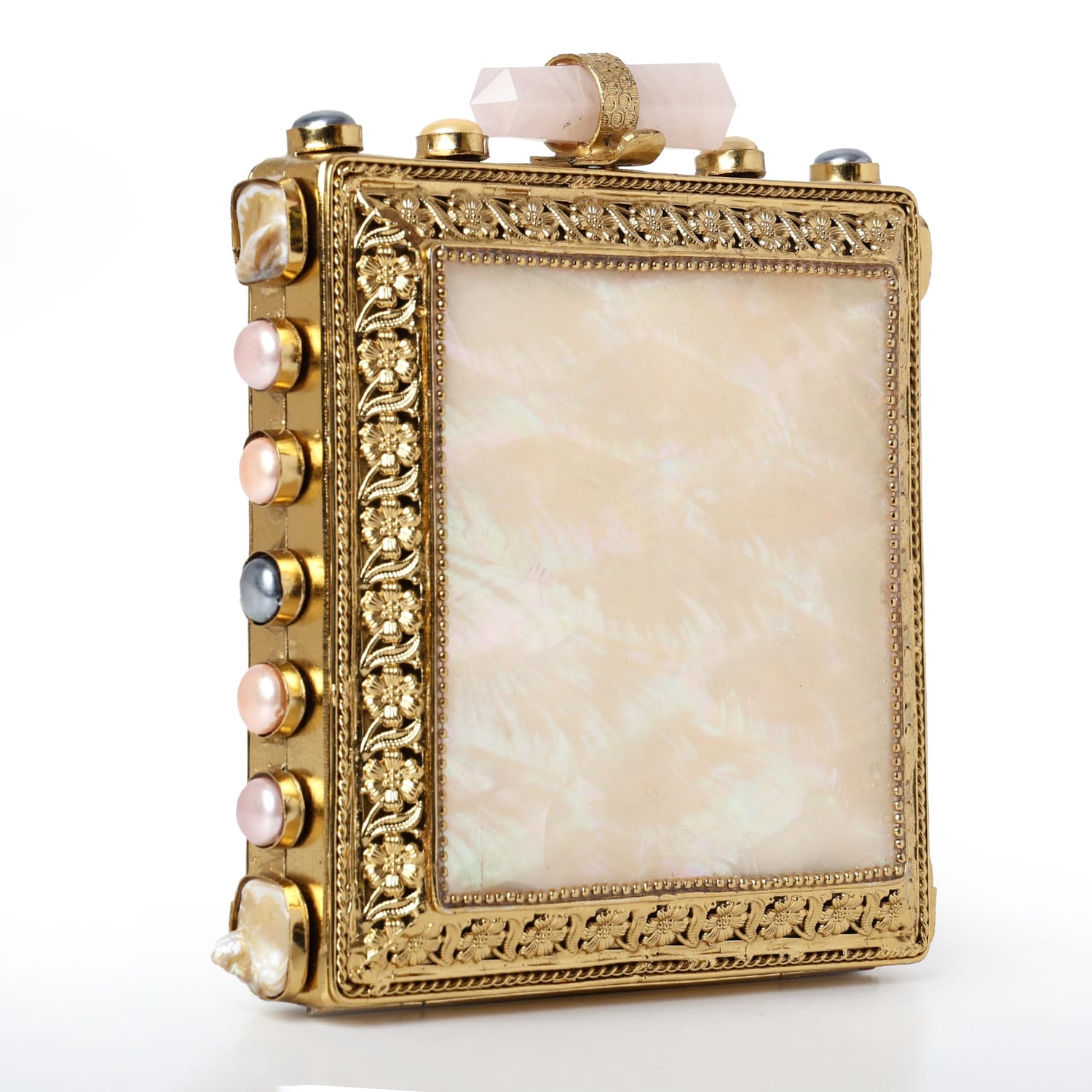 Meher Golden Clutch