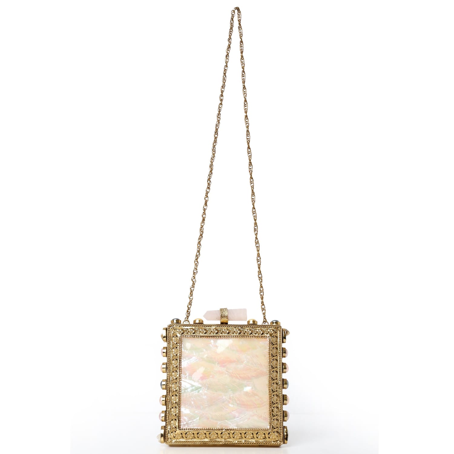 Meher Golden Clutch
