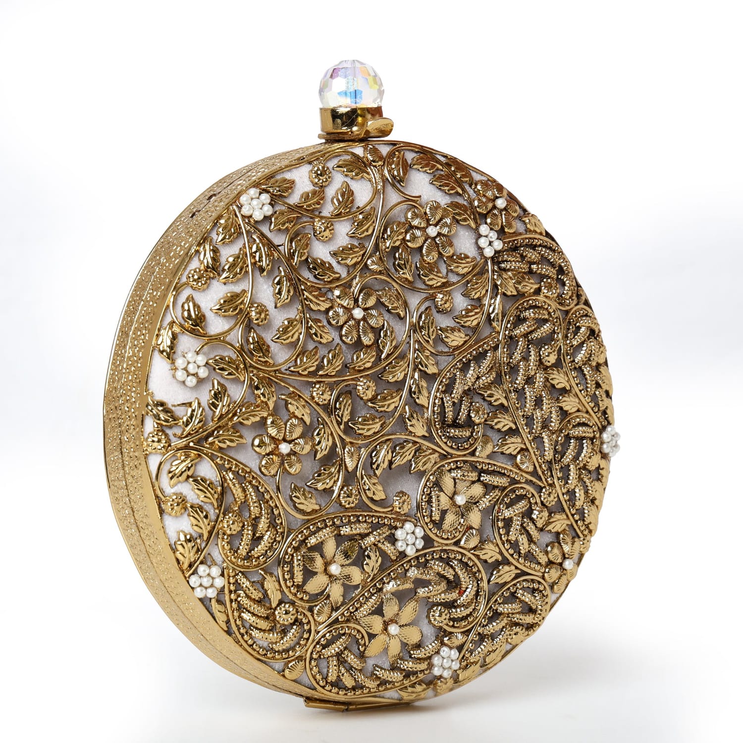 Amaira Golden Clutch