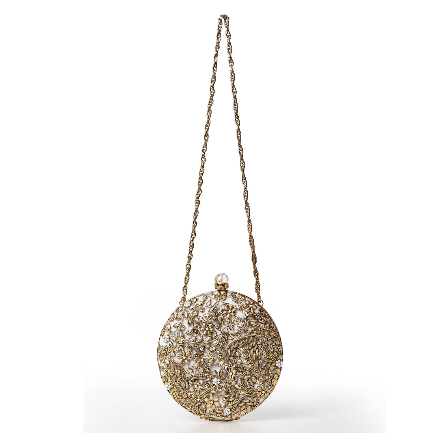 Amaira Golden Clutch