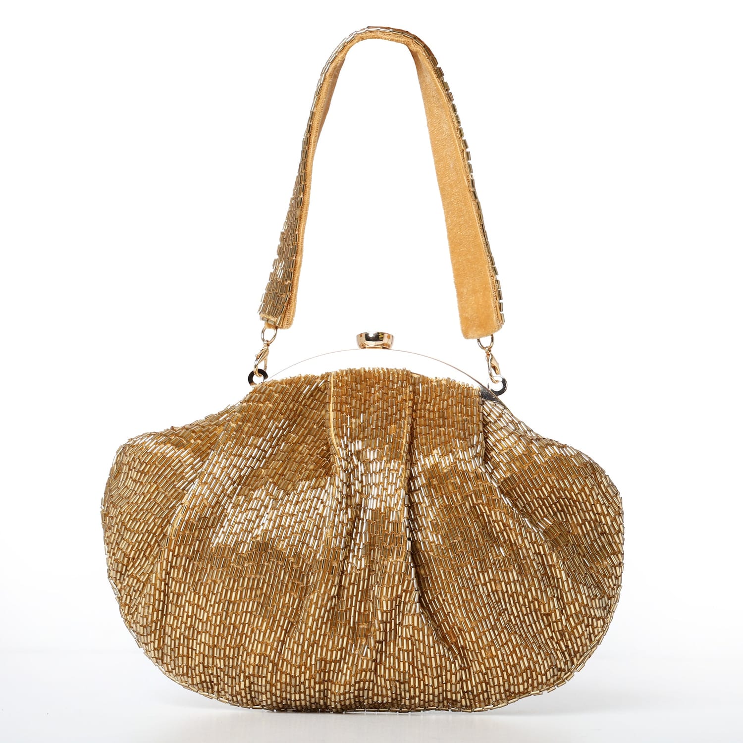 Zeenat Golden Batua Bag