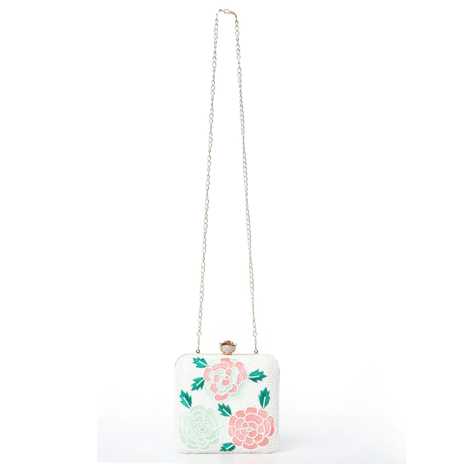 Arya White Clutch