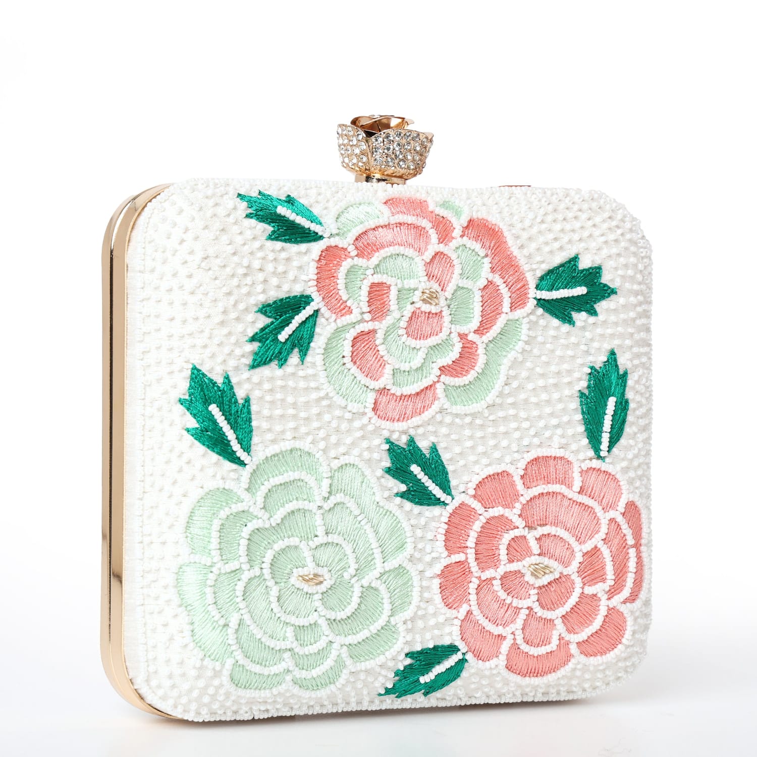 Arya White Clutch