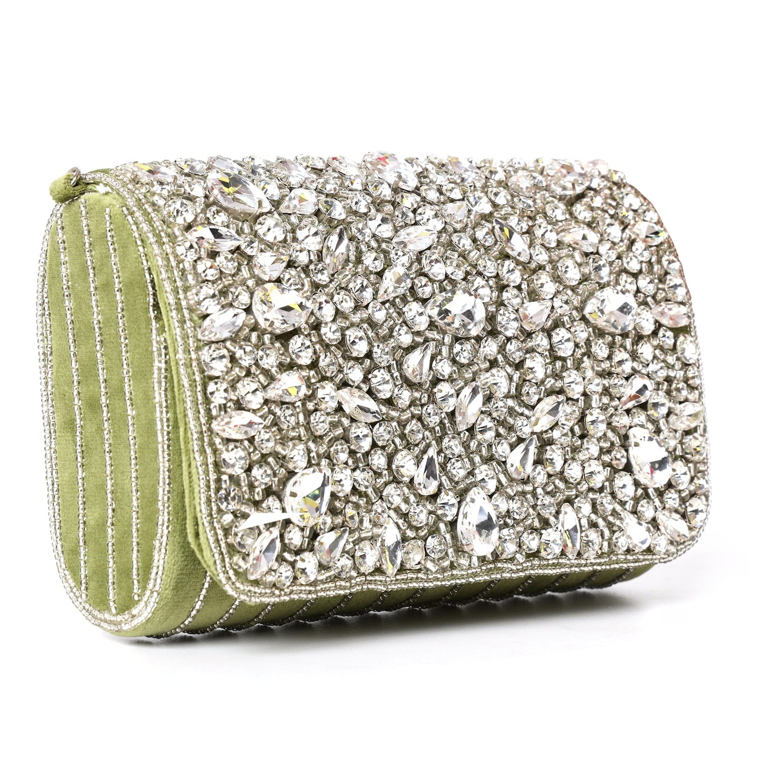 Feroza Green Flap Bag