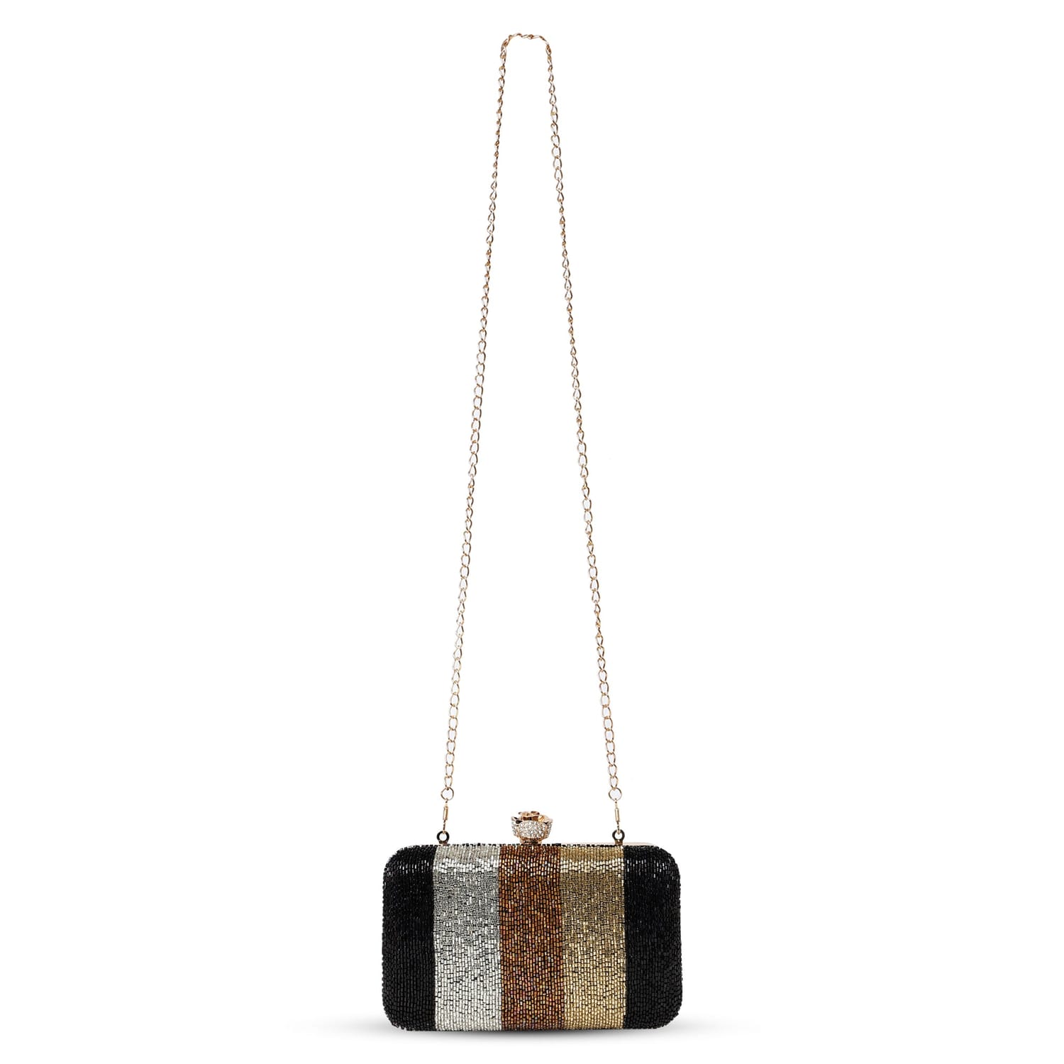 Tavisha Black Clutch