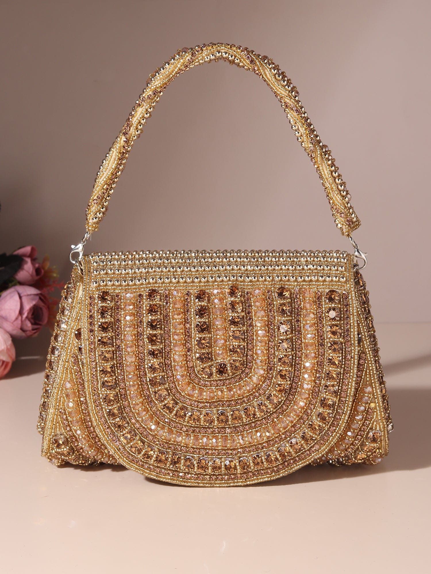 Zarqash Black Flap Bag