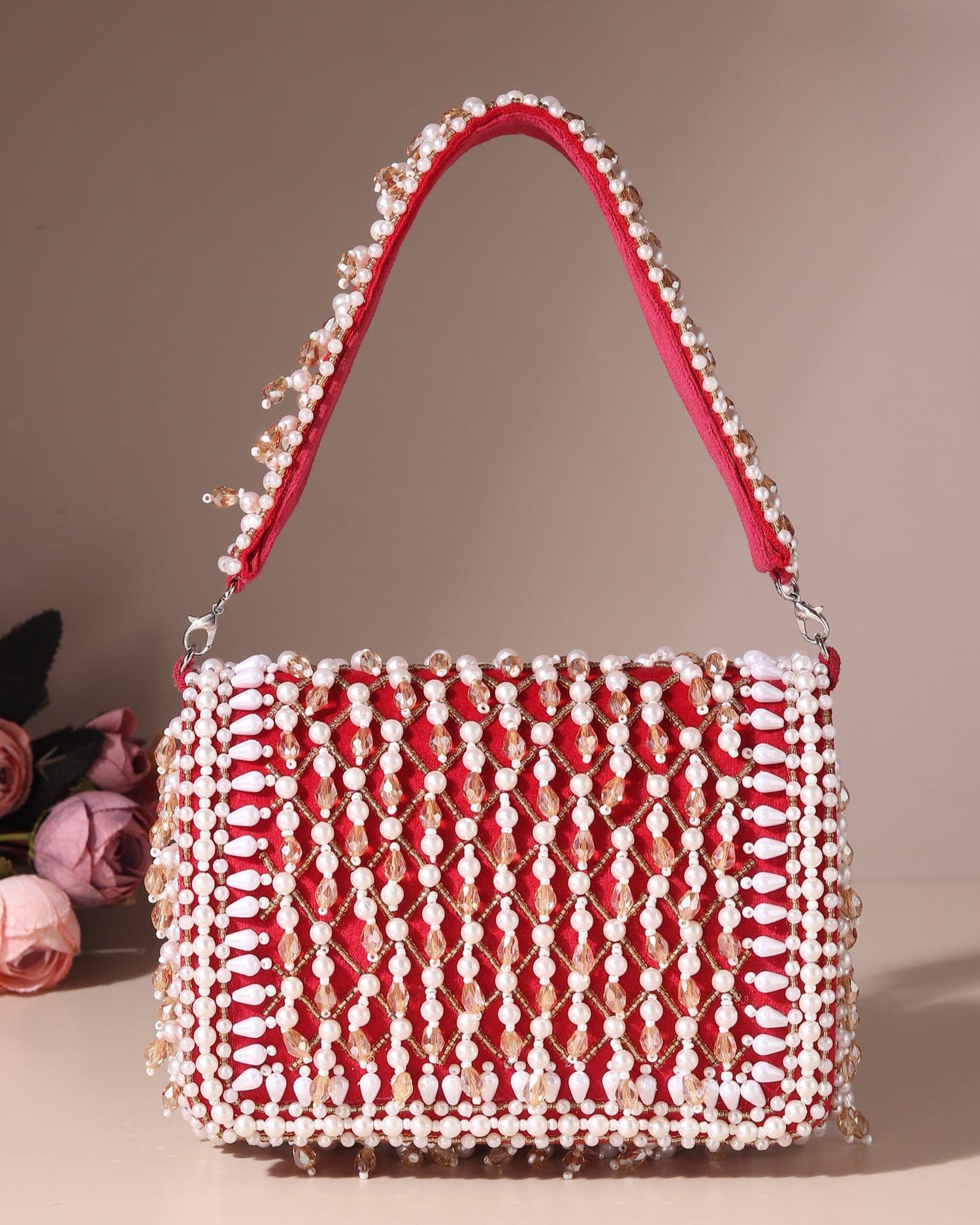 Jhalak Beige Flap Bag