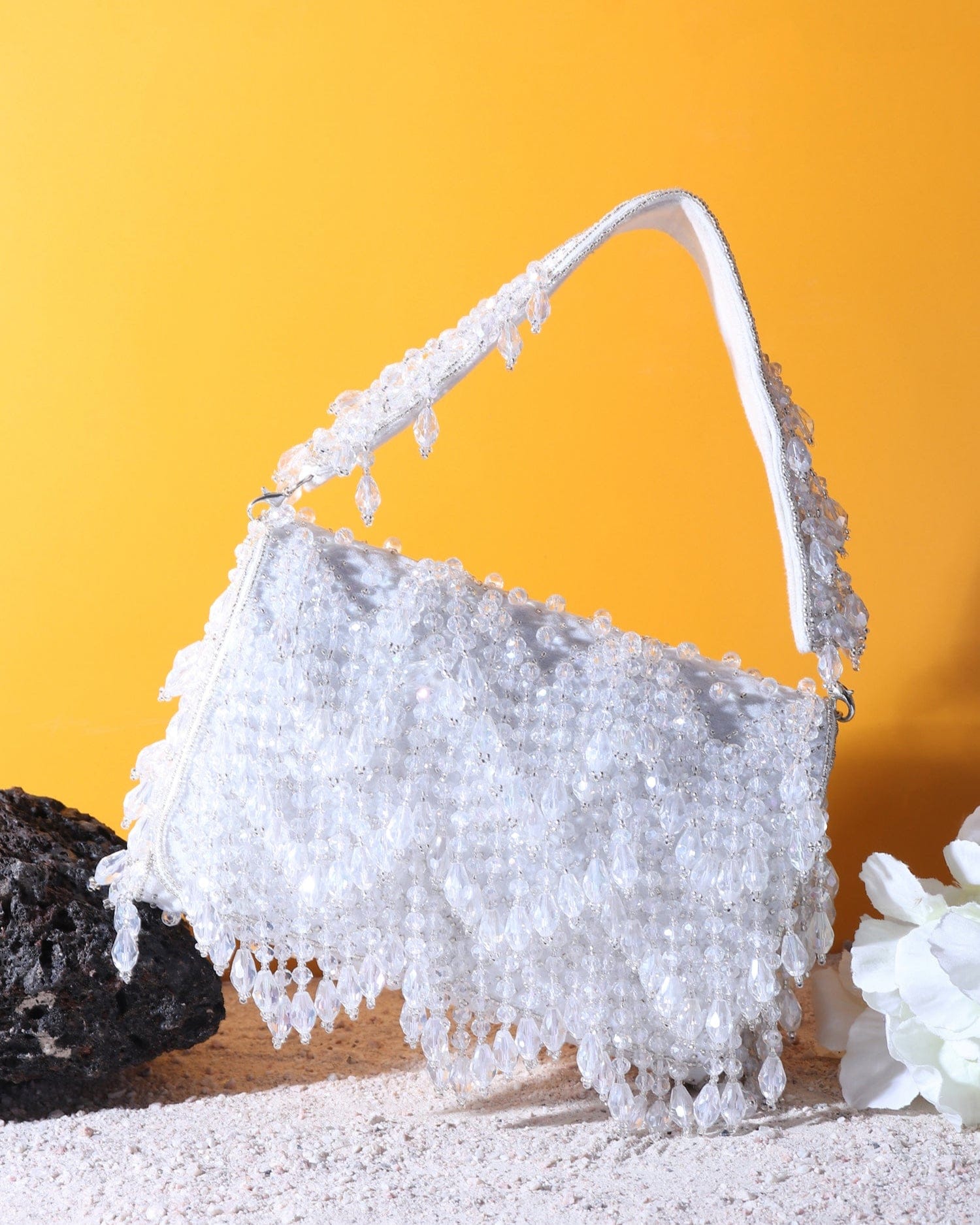 Shabnam Blue Flap Bag