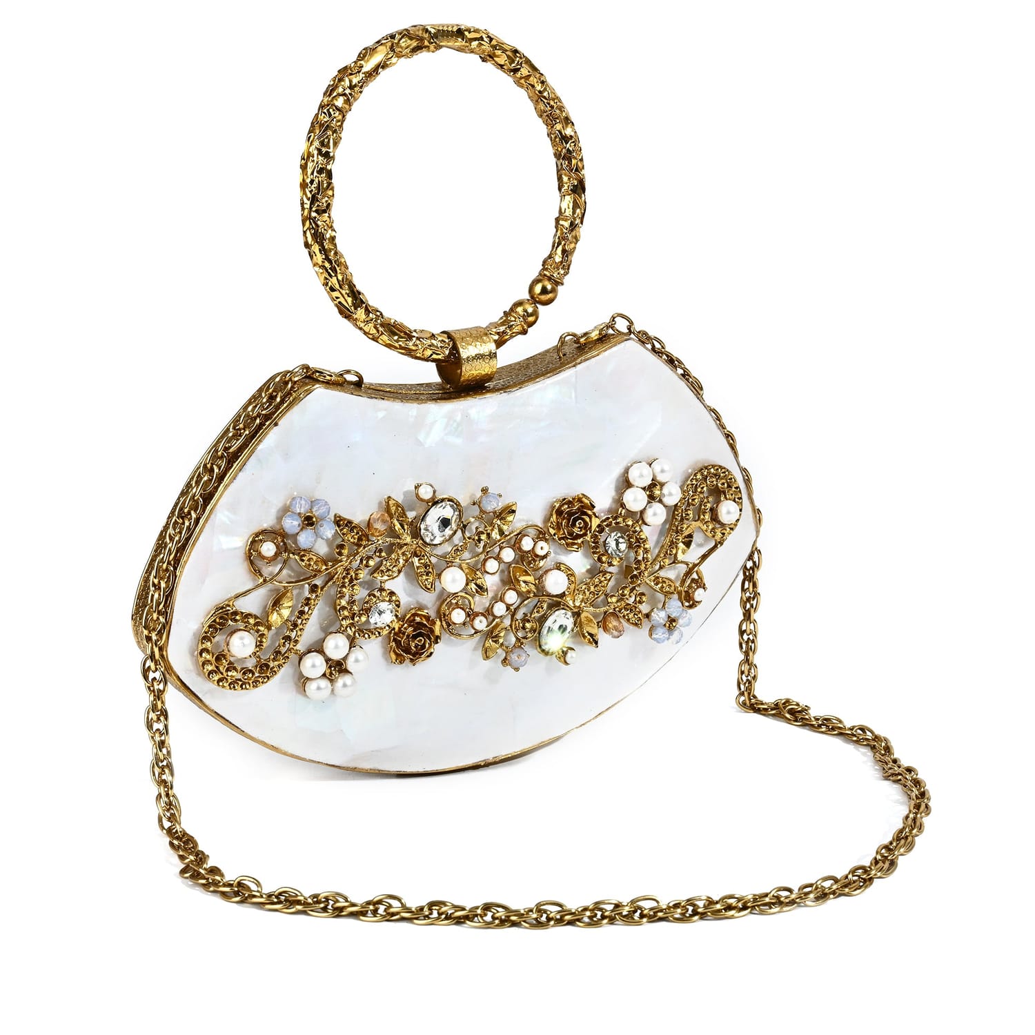 Isla Golden Clutch