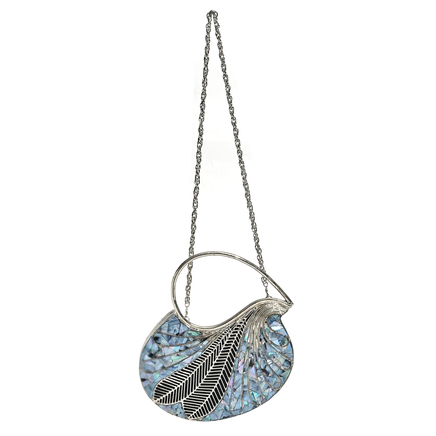 Taru Silver Clutch