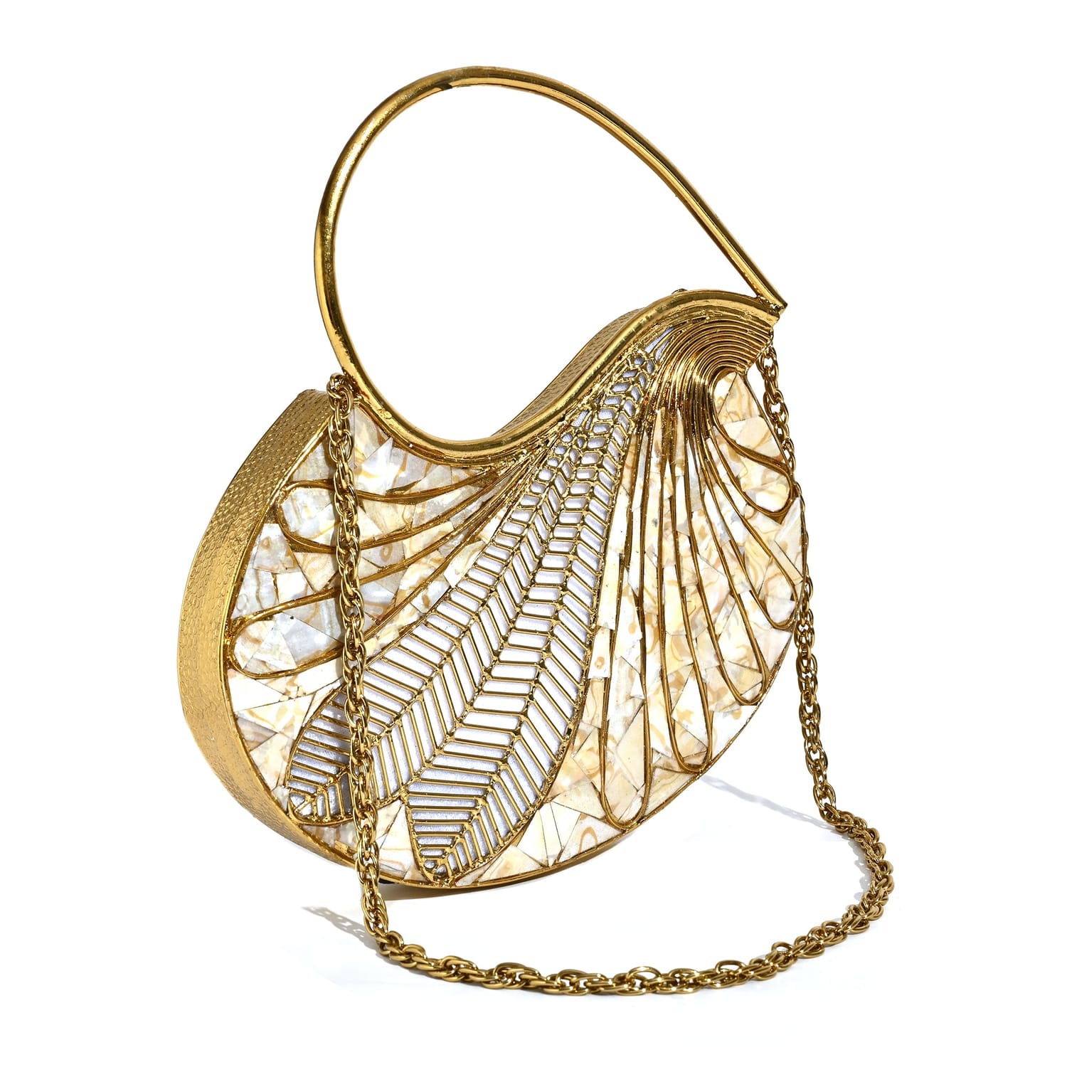 Taru Golden Clutch