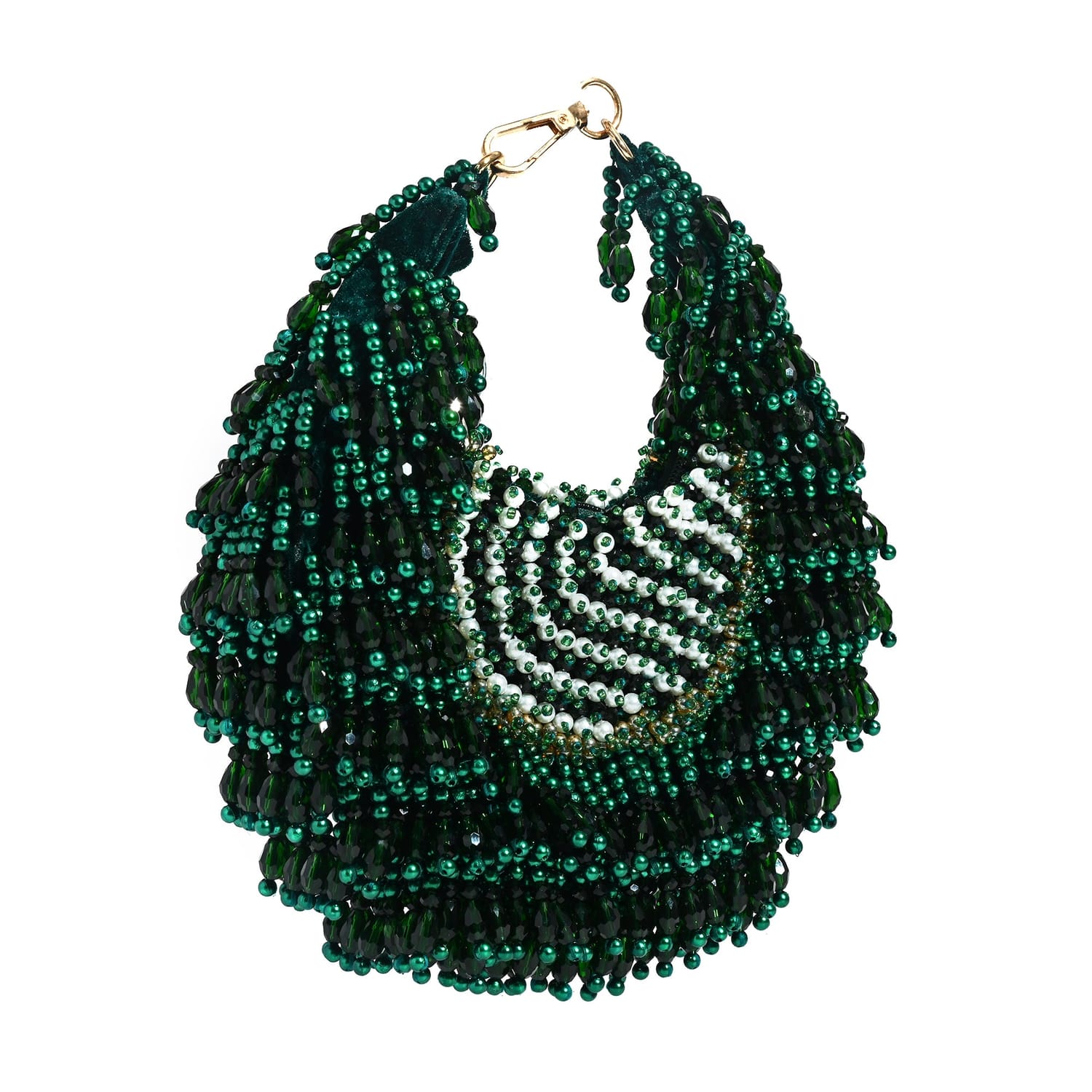 Rhea Green Moon Bag