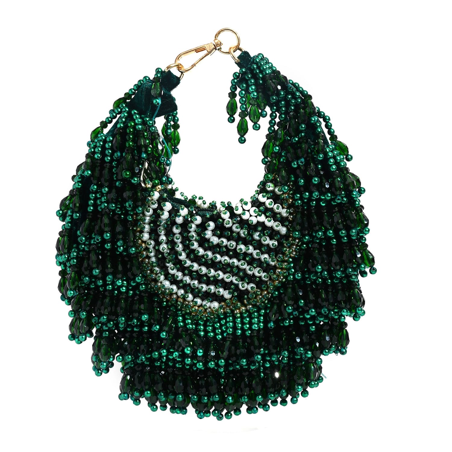 Rhea Green Moon Bag