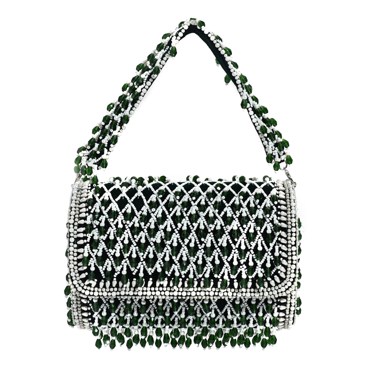 Panna Green Flap Bag