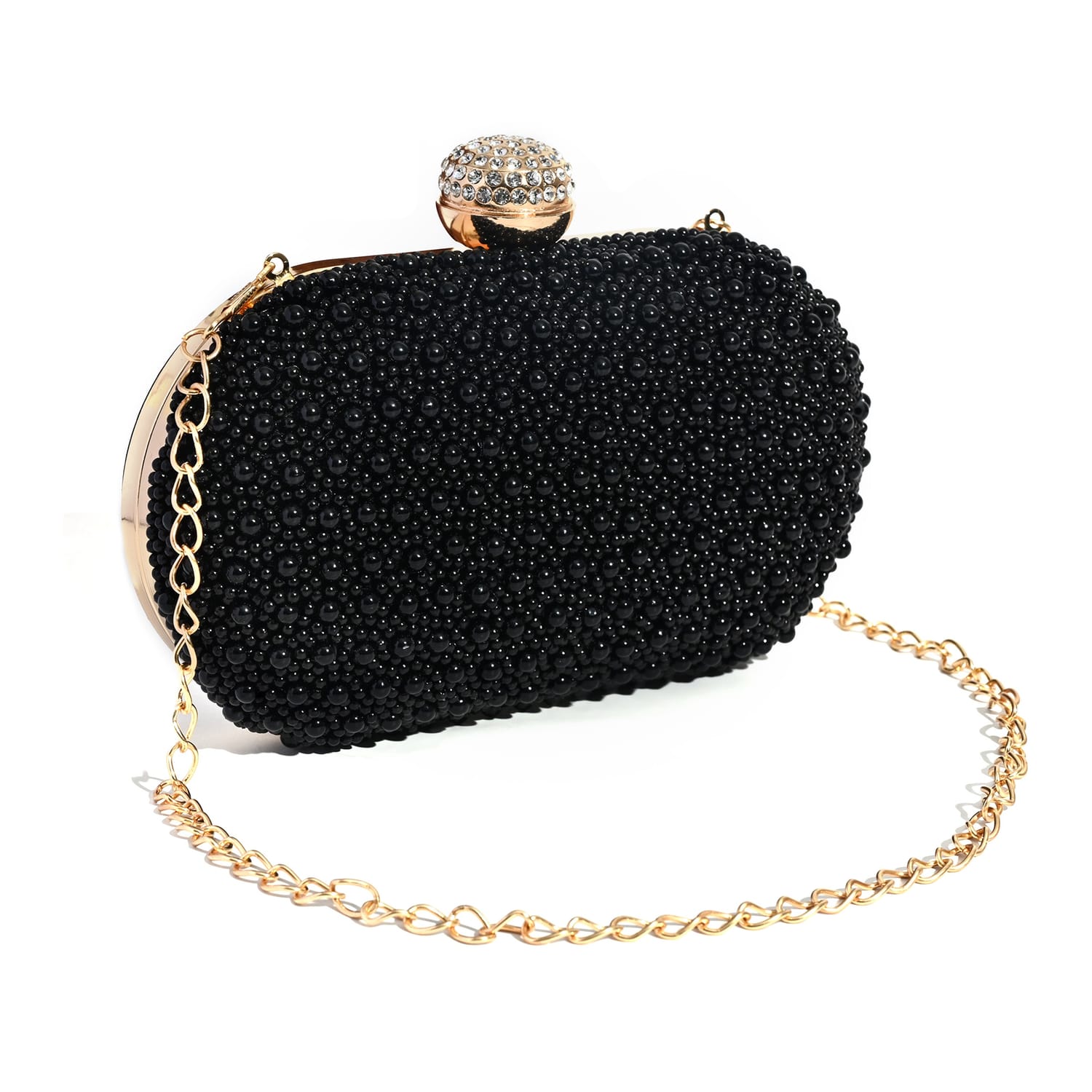 Lulu Black Clutch