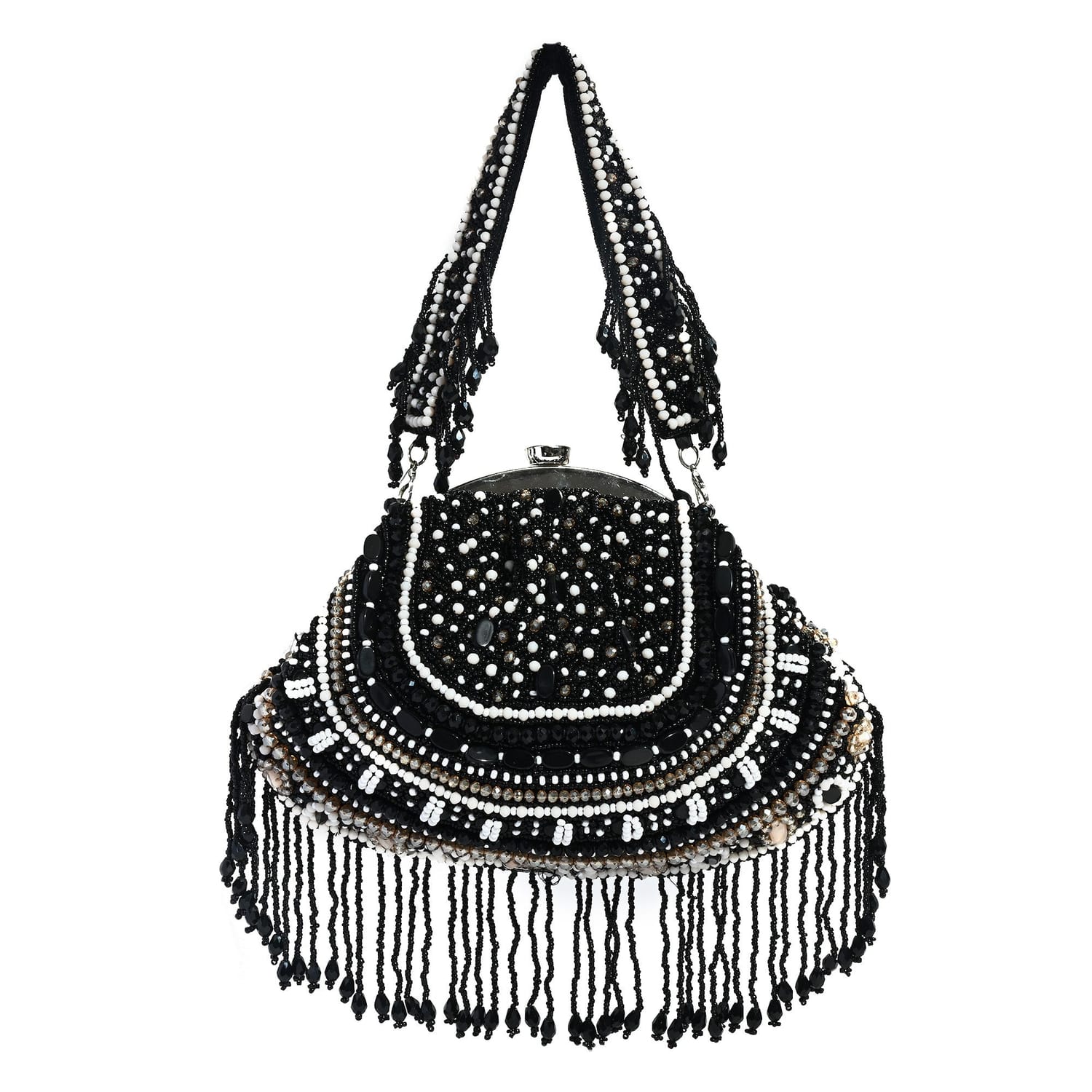 Sunehri Black Batua Bag