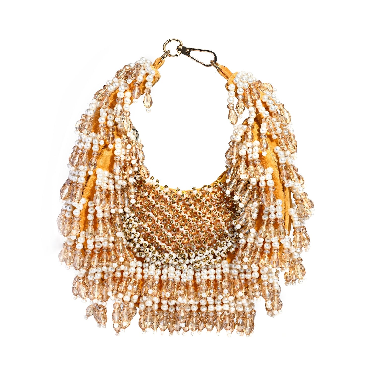 Rhea Golden Moon Bag