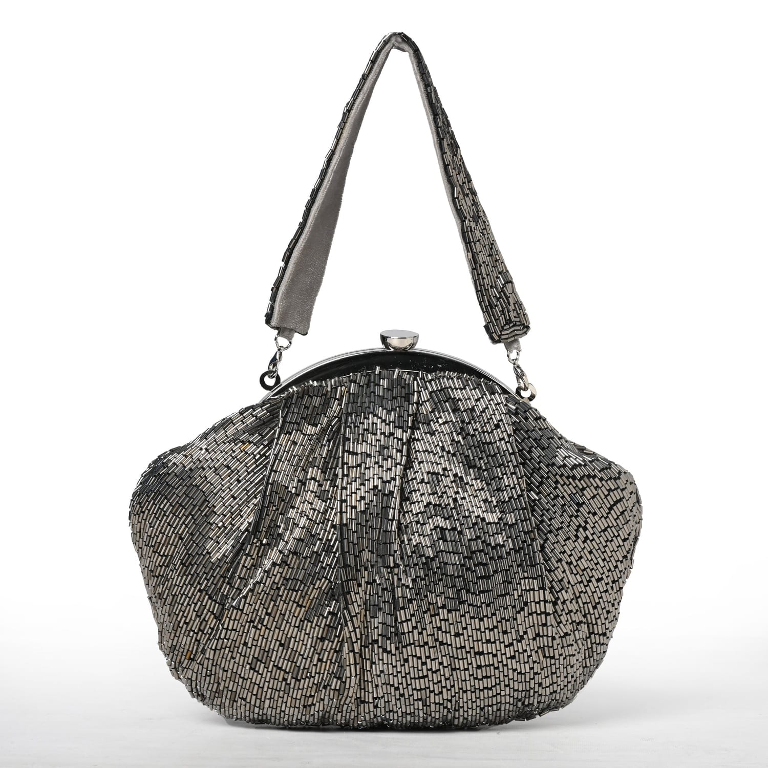 Zeenat Silver Batua Bag