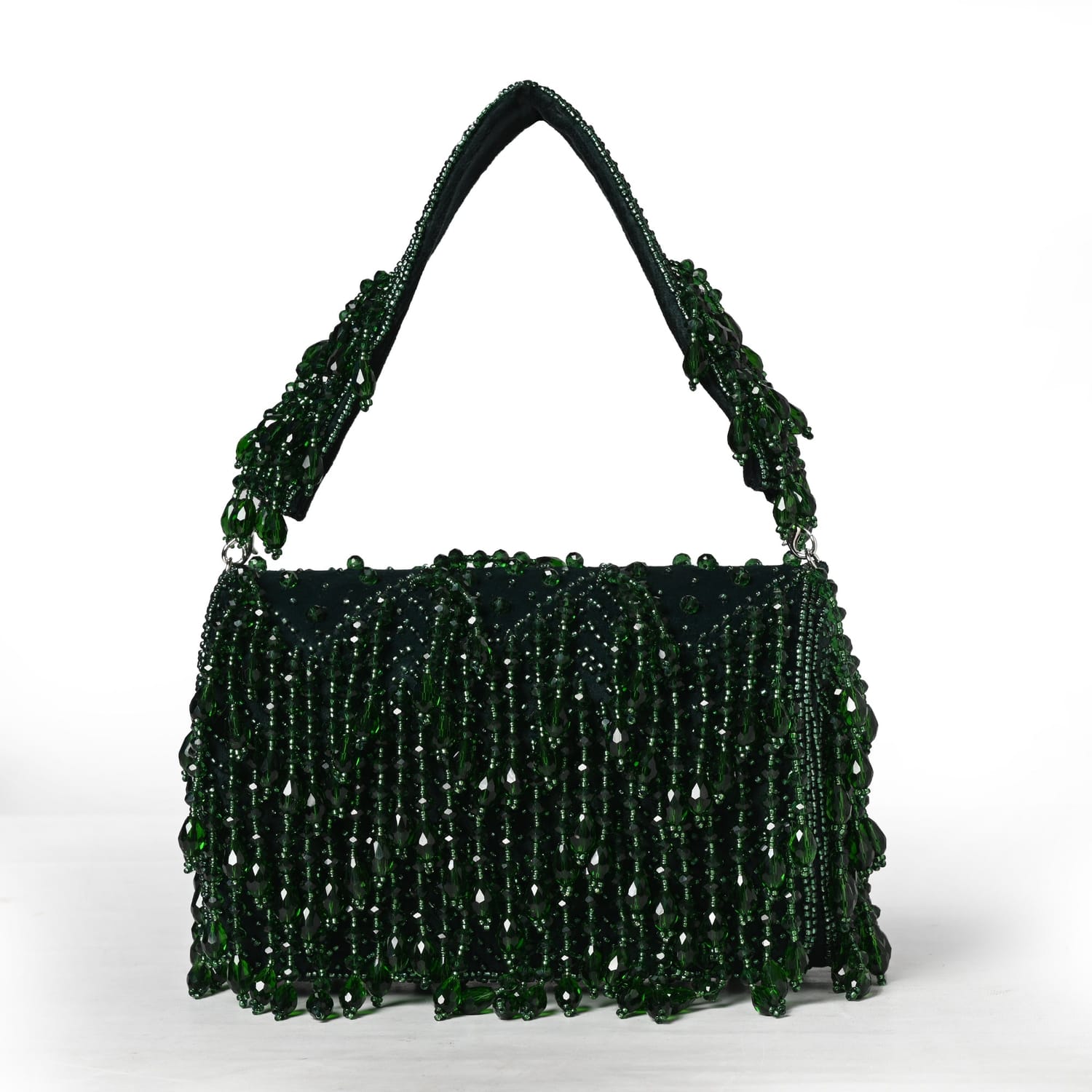 Shabnam Green Flap Bag