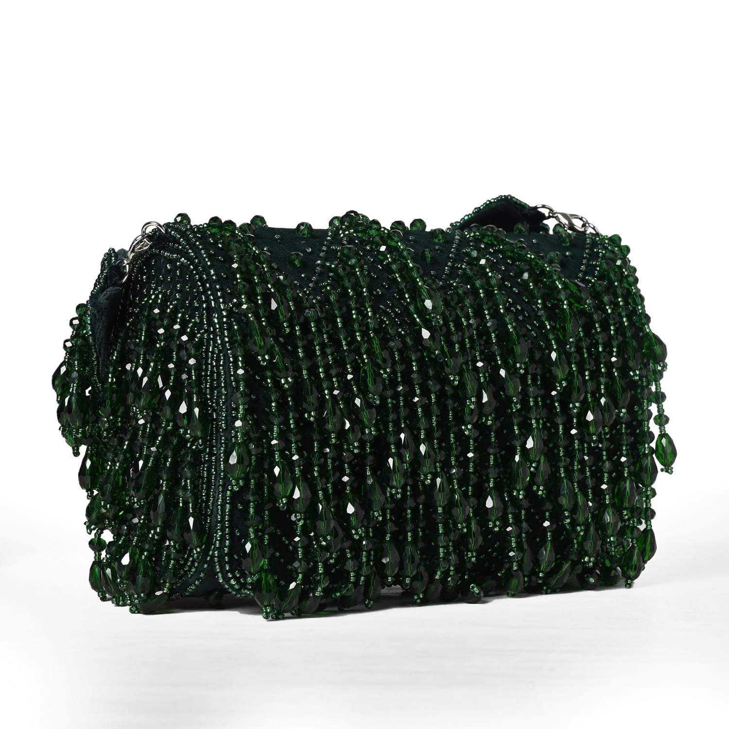 Shabnam Green Flap Bag