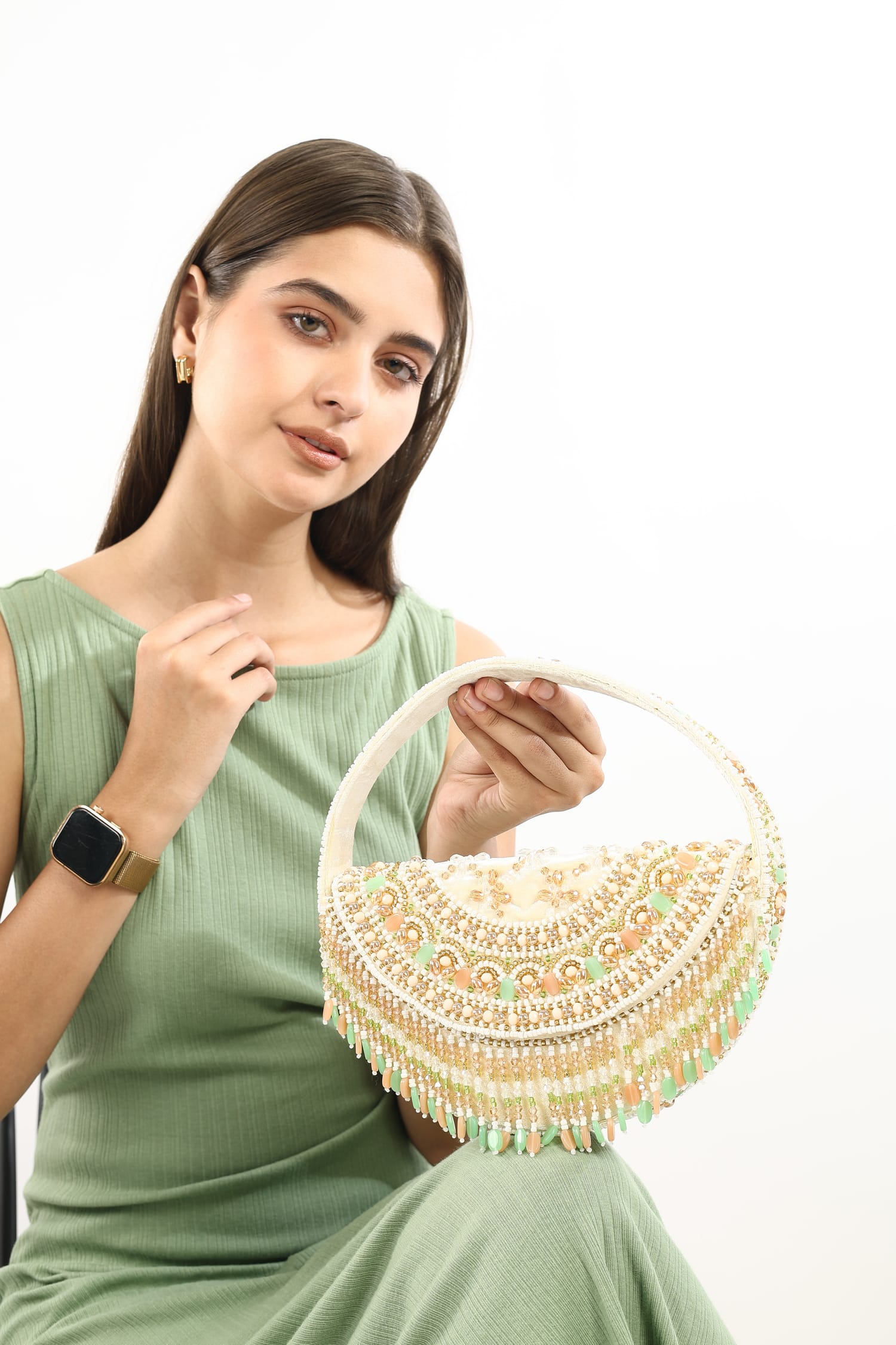 Anaya White Bag