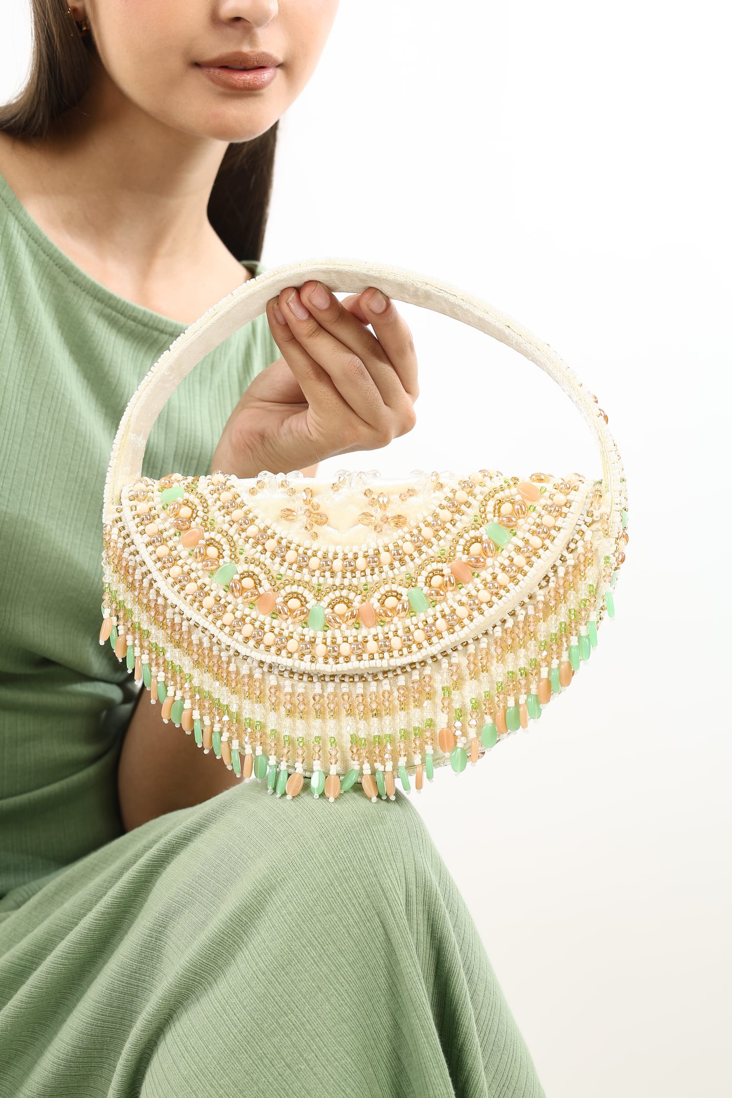 Anaya White Bag