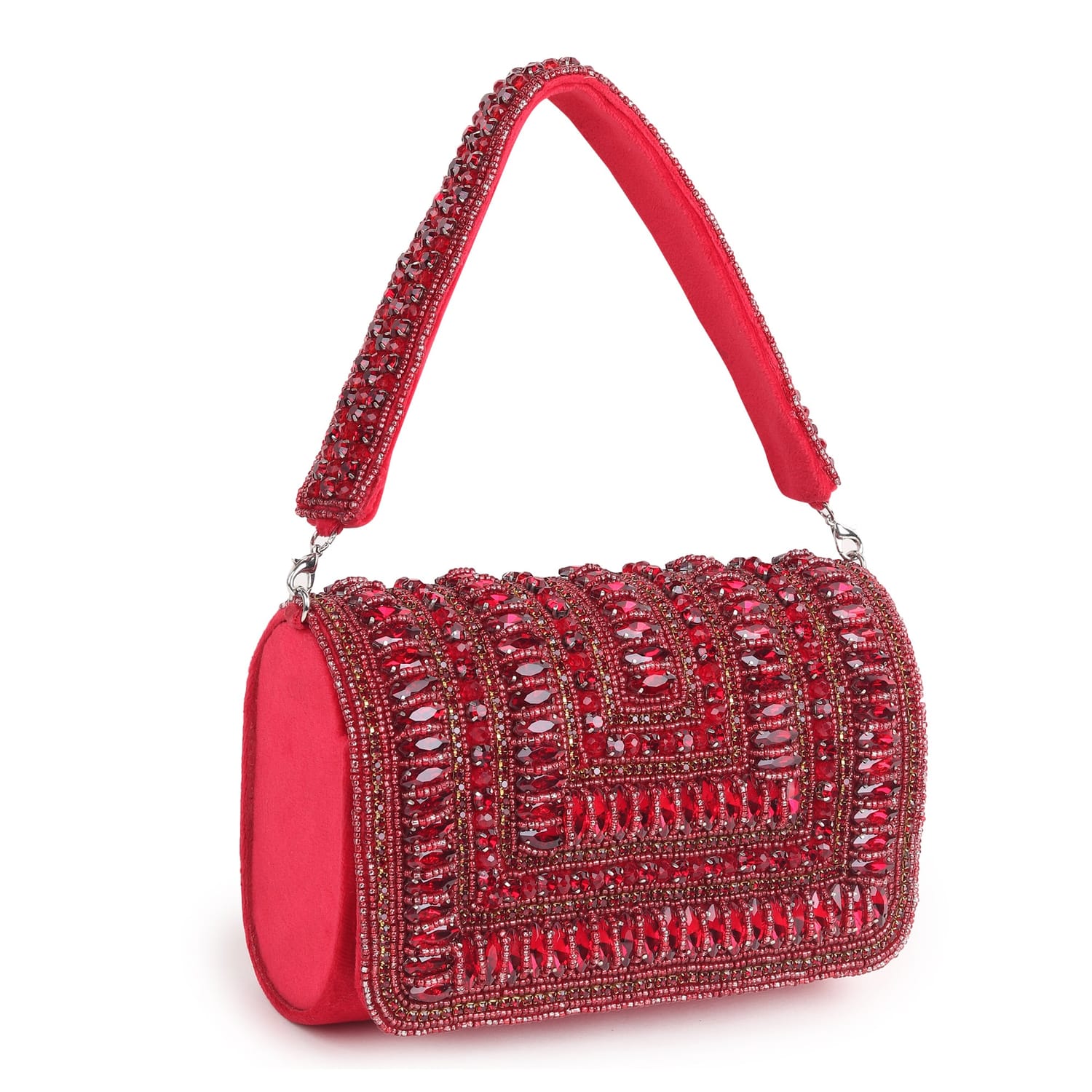 Ragini Red Flap Bag
