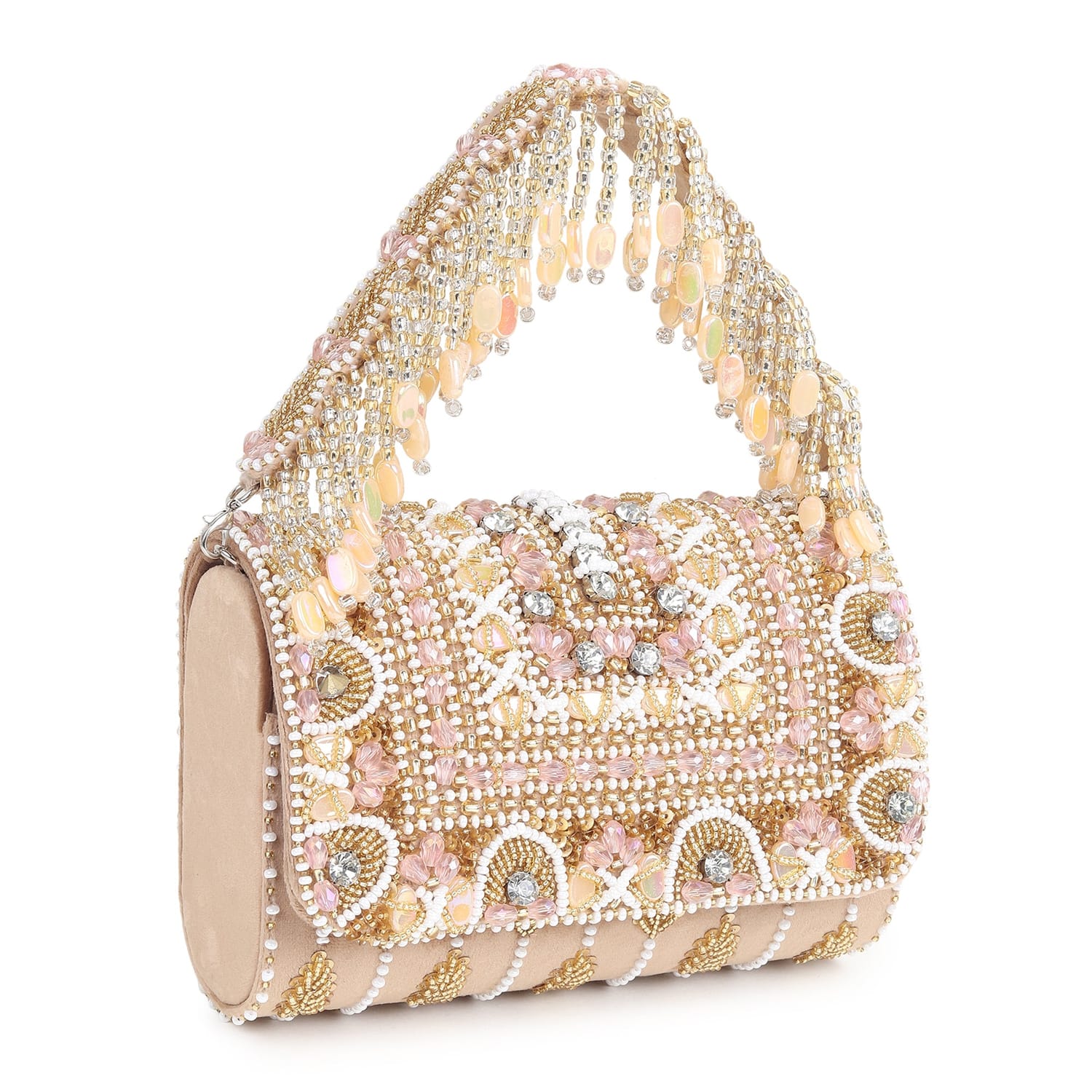 Inaaya Beige Flap Bag