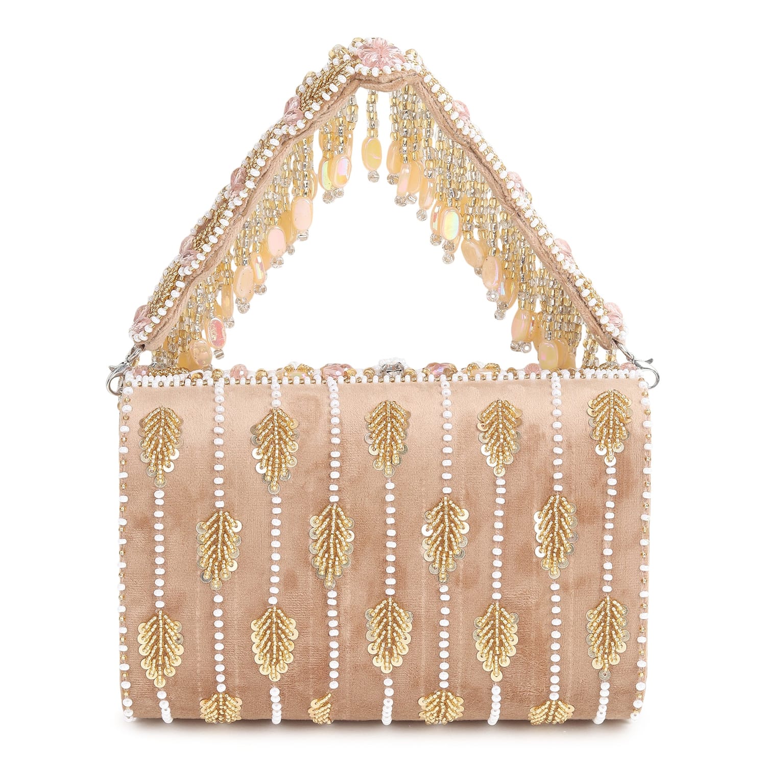 Inaaya Beige Flap Bag