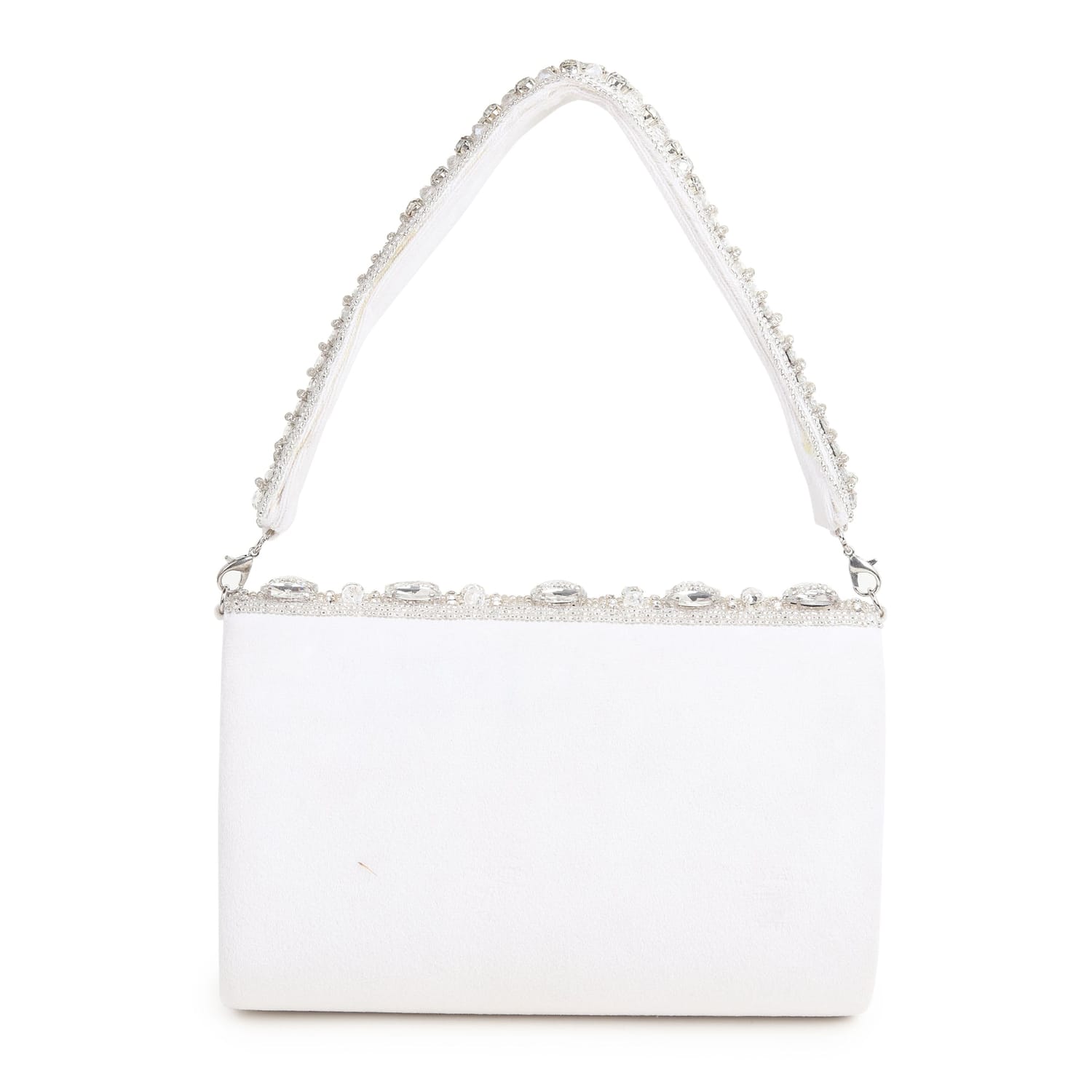 Ragini White Flap Bag