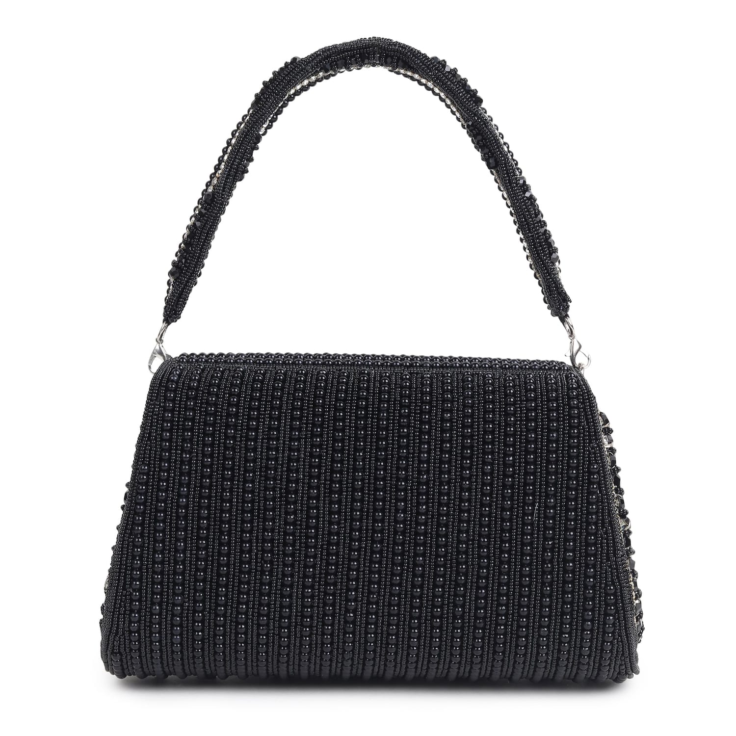 Zarqash Black Flap Bag