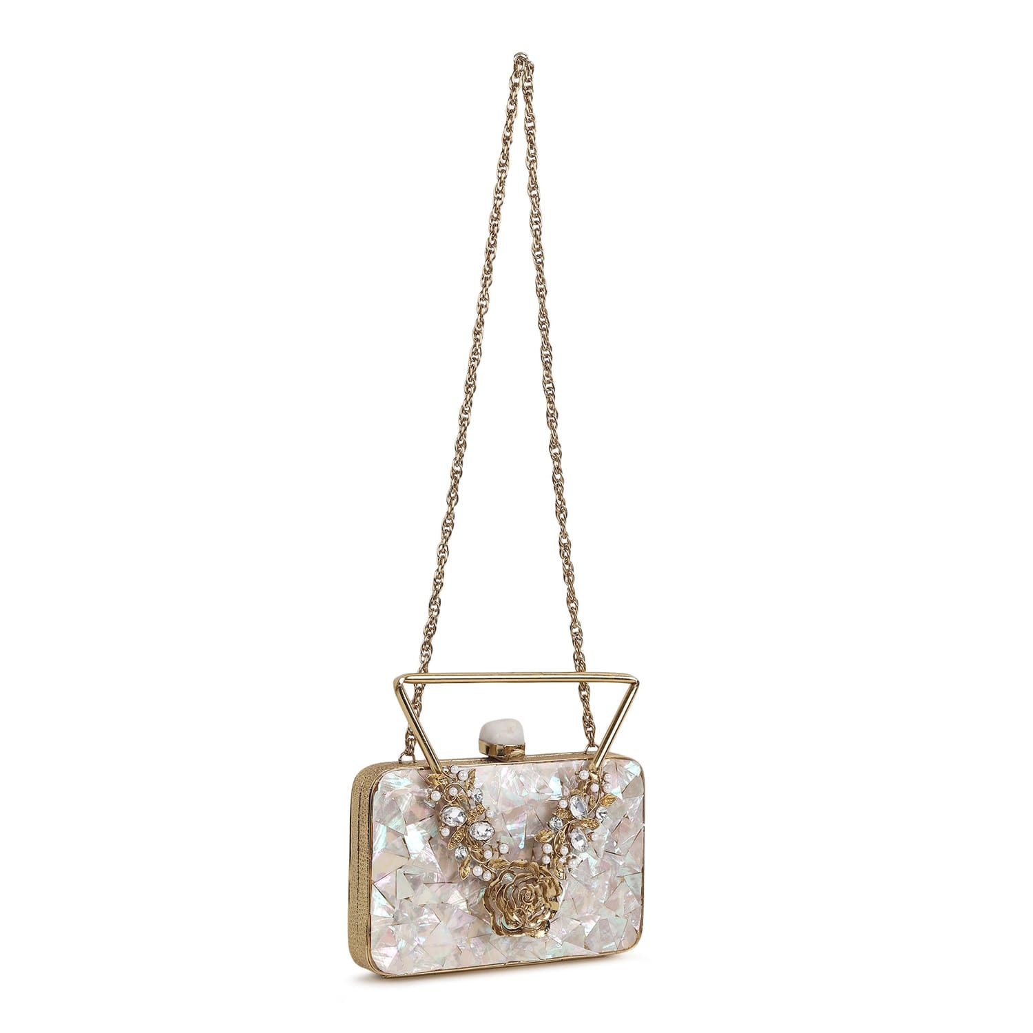 Opaline Golden Clutch