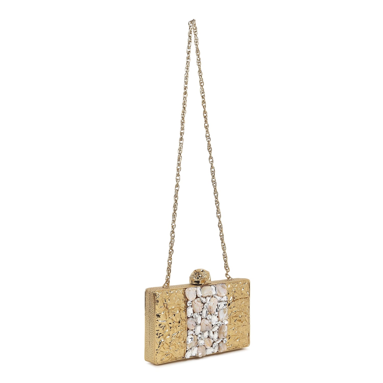 Heer Golden Clutch