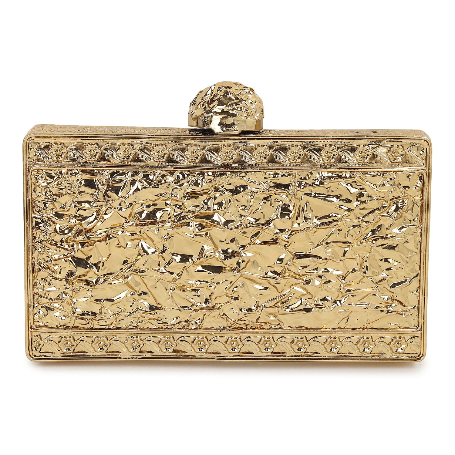 Heer Golden Clutch