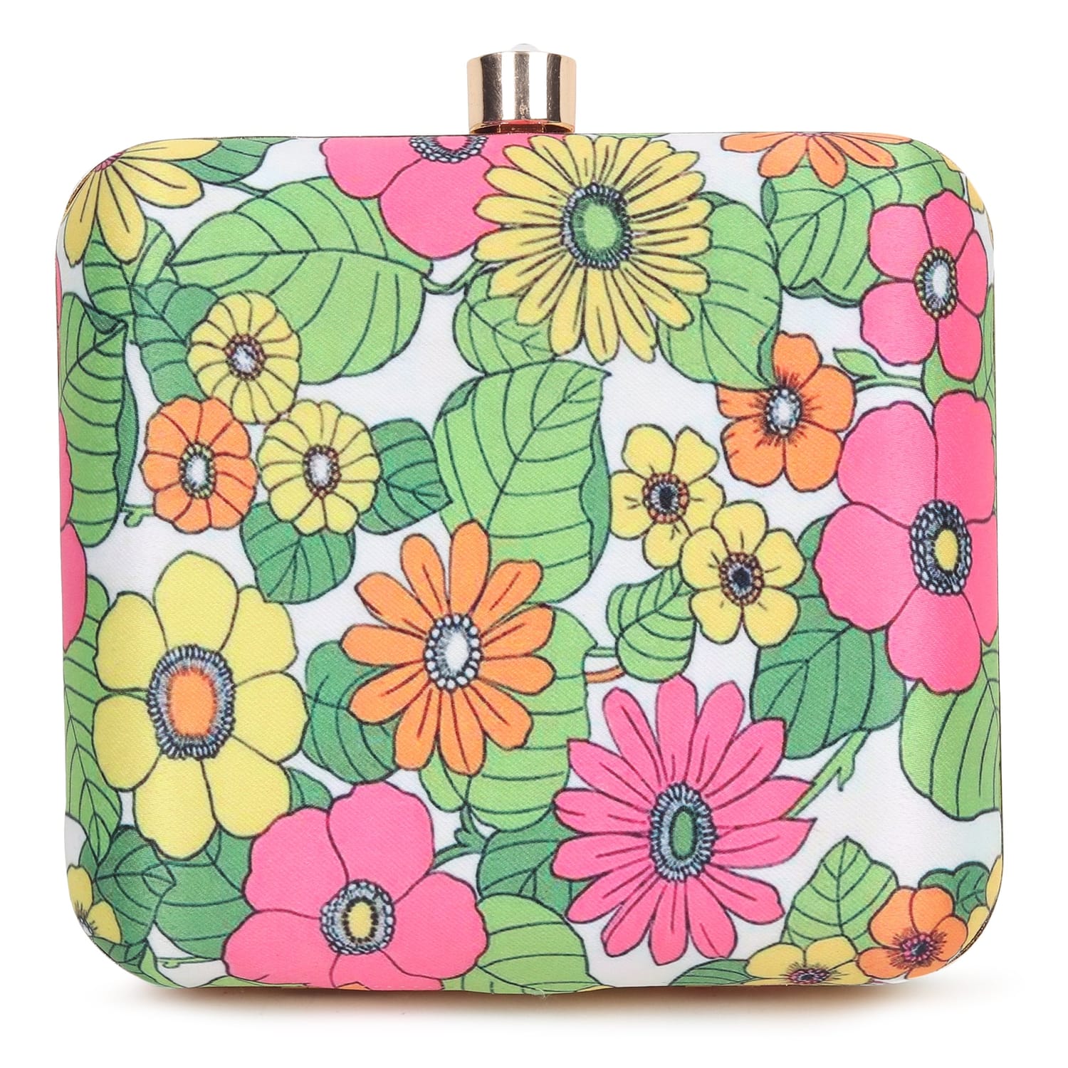 Vanika Green Clutch