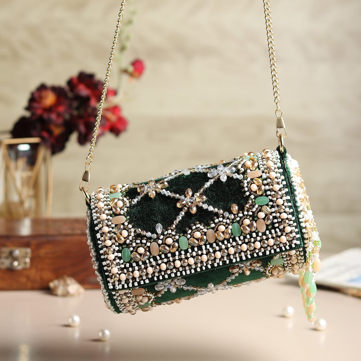 Mehrunisa Green Bag